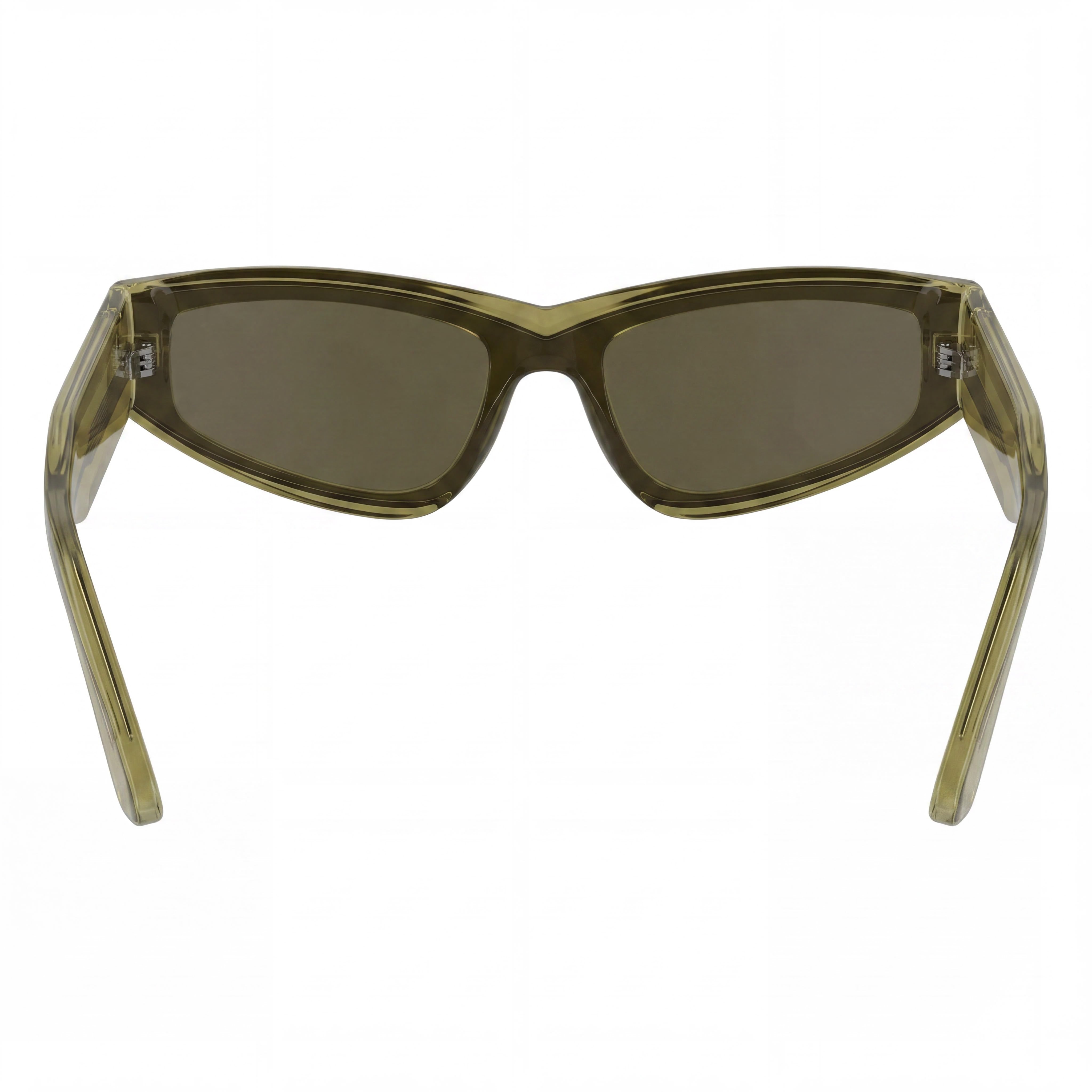 Calvin Klein Ck24534s Unisex Cat-Eye Acetate Light Brown Solid Brown Lens UV Protection Sunglasses 54mm, Photo 4