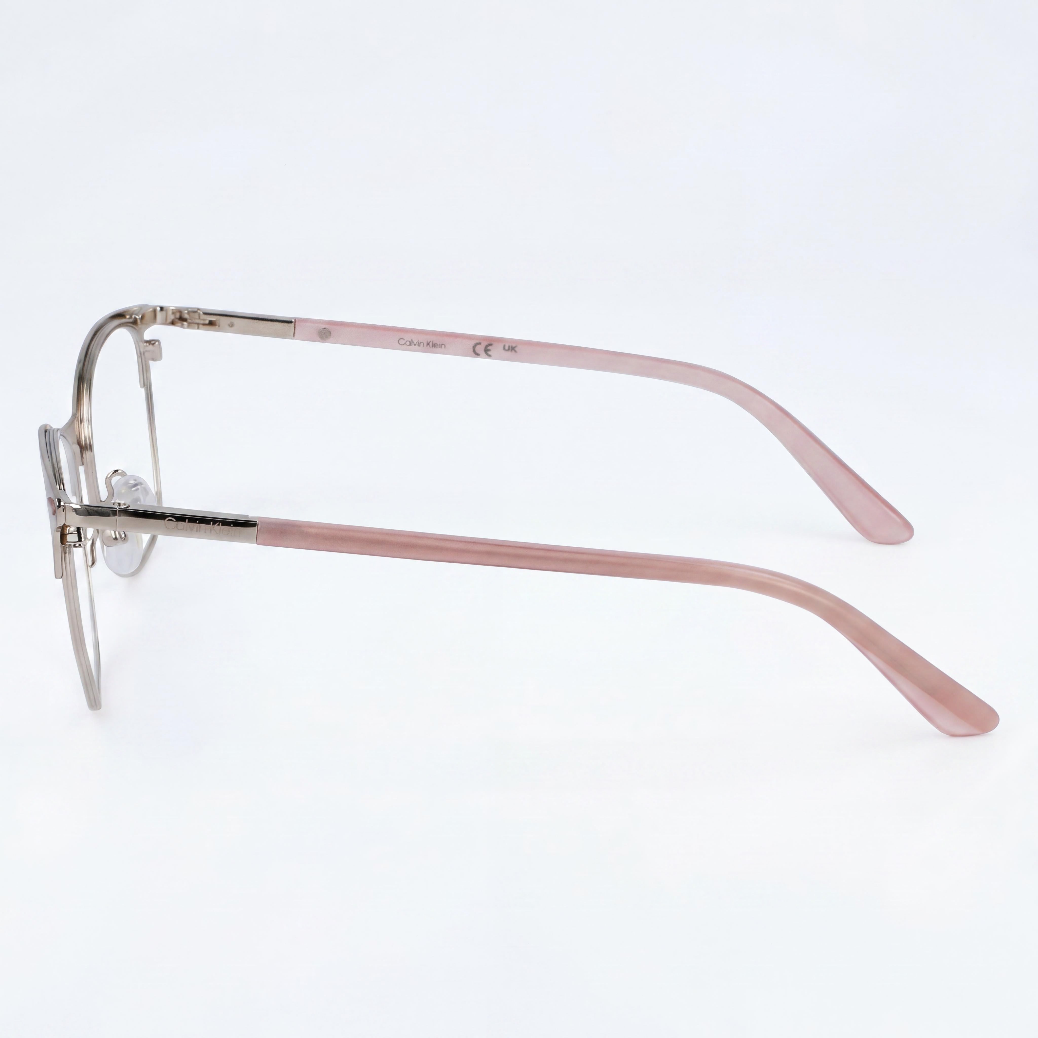 Calvin Klein Ck21124 Women's Optical Frame Eyeglasses in Sand Acetate Material, 51mm Lens Width, Photo 2