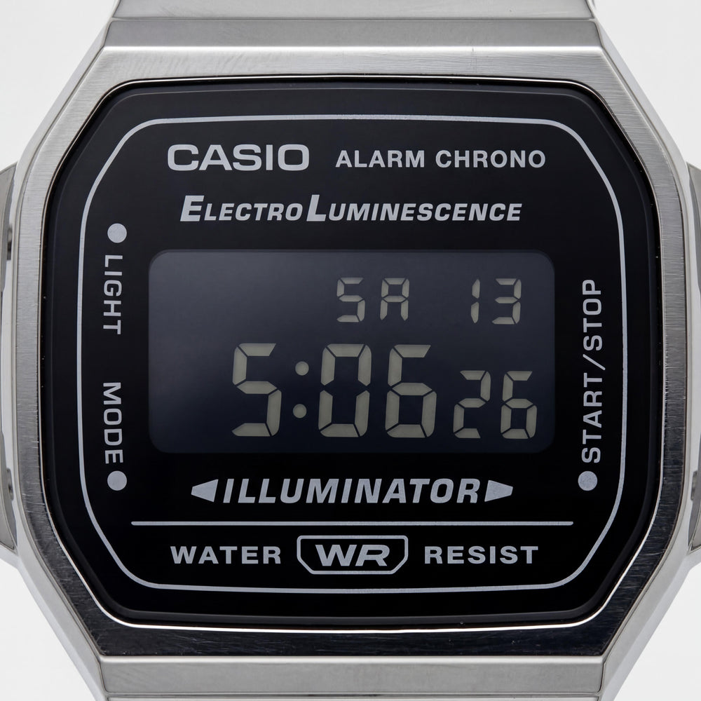Casio A168WGG-1BDF Men's Chronograph Watch, 38.6mm