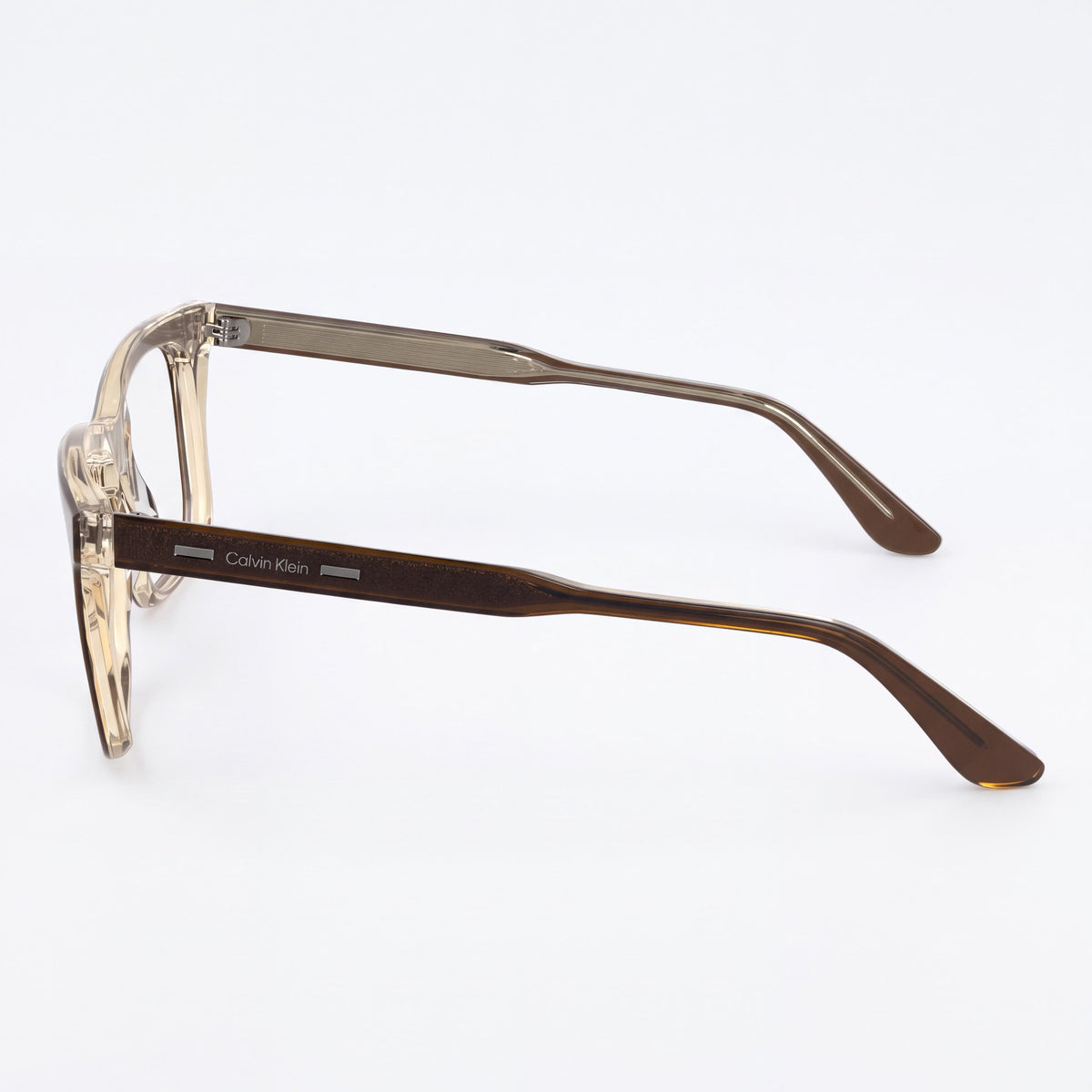 Calvin Klein 24542 Men's Acetate Light Brown Crystal Polycarbonate Optical Glasses 54-19-145mm, Photo 3