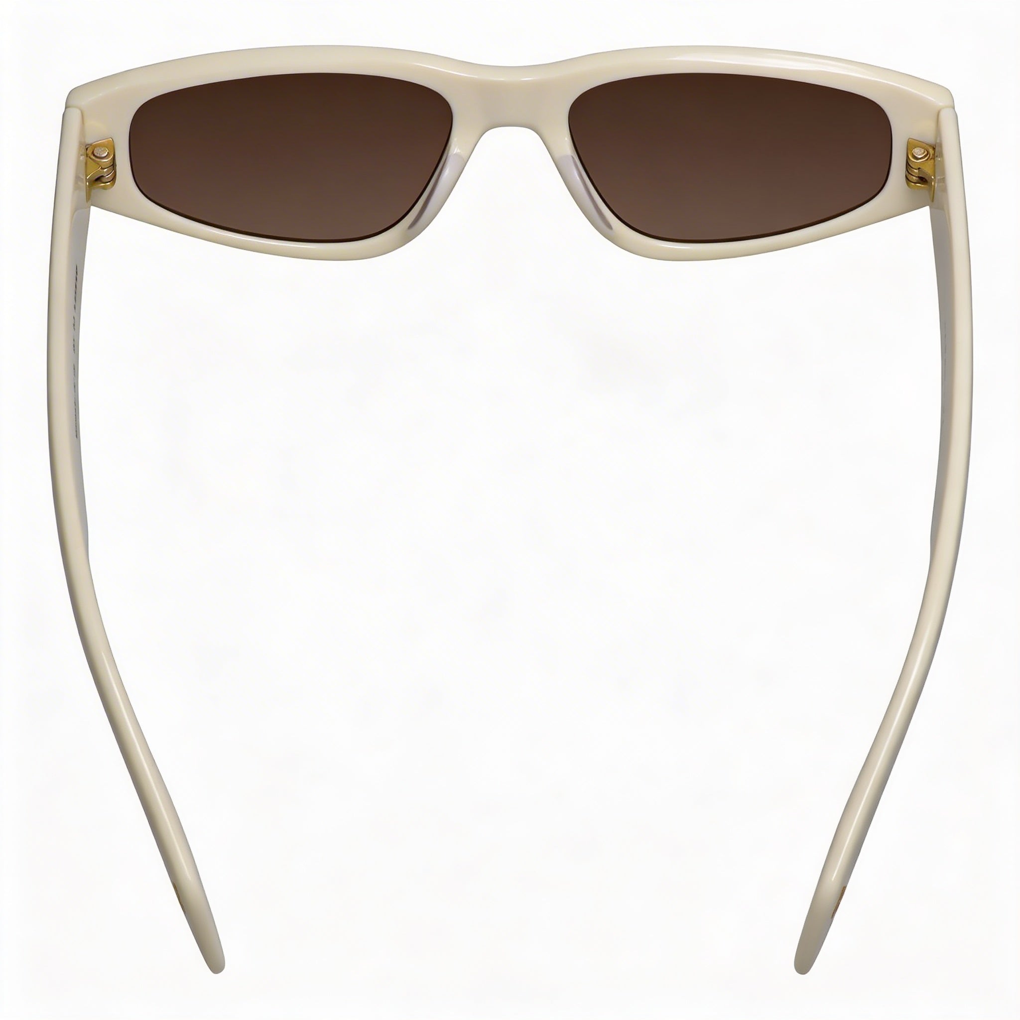 Gafas de sol de ojo de gato para mujer Rag & Bone RNB1047/G/S, armazón de acetato crema y dorado, lentes marrones no polarizadas, protección UV del 100 %, 55 mm, Photo 3