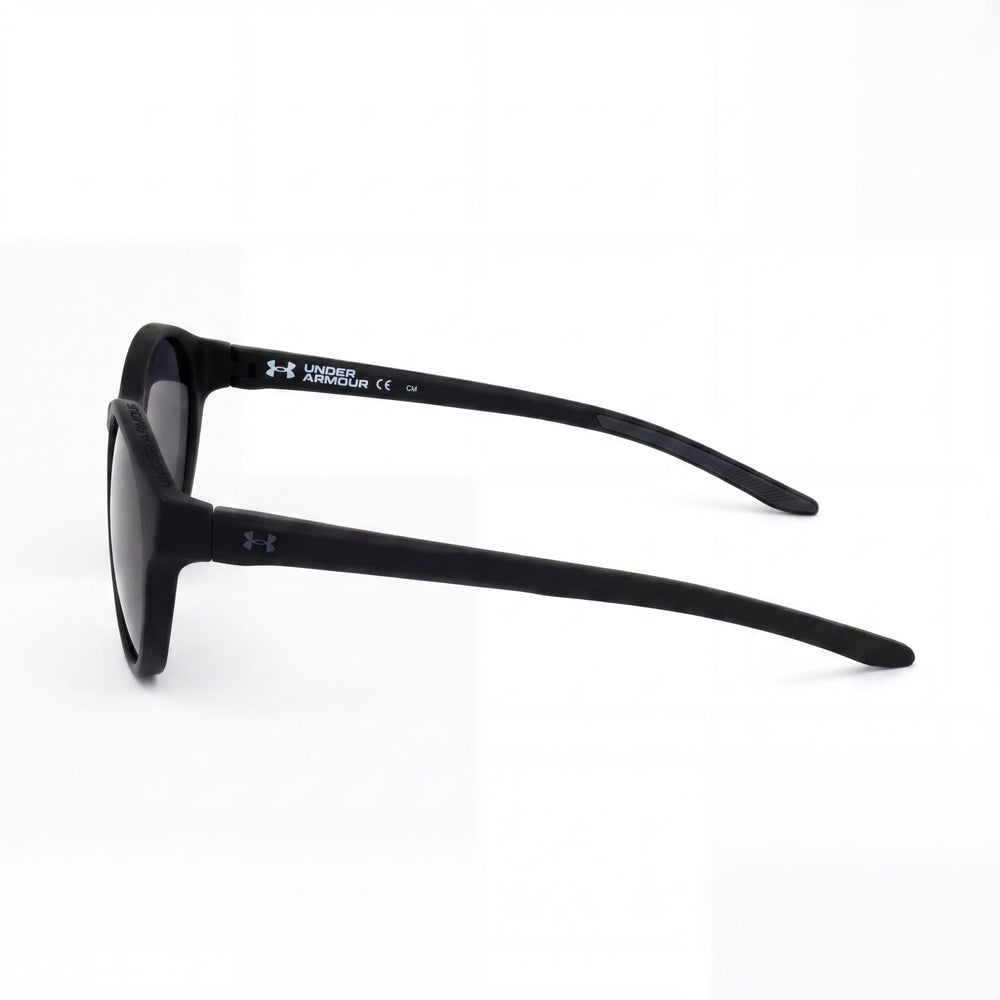 Gafas de sol unisex Under Armour Ua 0006/S con montura de propionato en negro mate, no polarizadas, con protección UV y ancho de lente de 52 mm