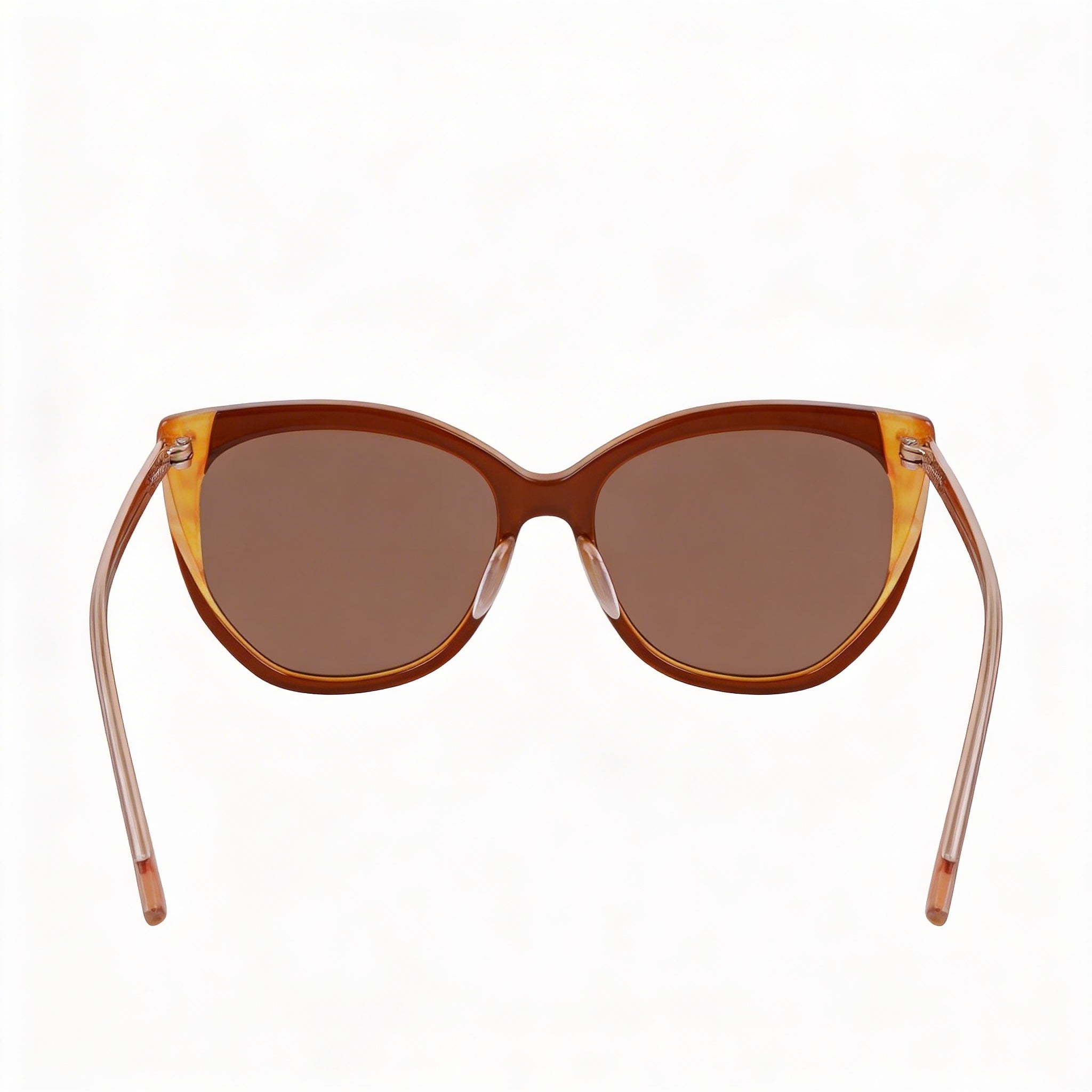 Gafas de Sol bebe para Mujer, diseñadas con un Marco de Plástico Marrón y Cristales de Acetato con Protección UV., Photo 3