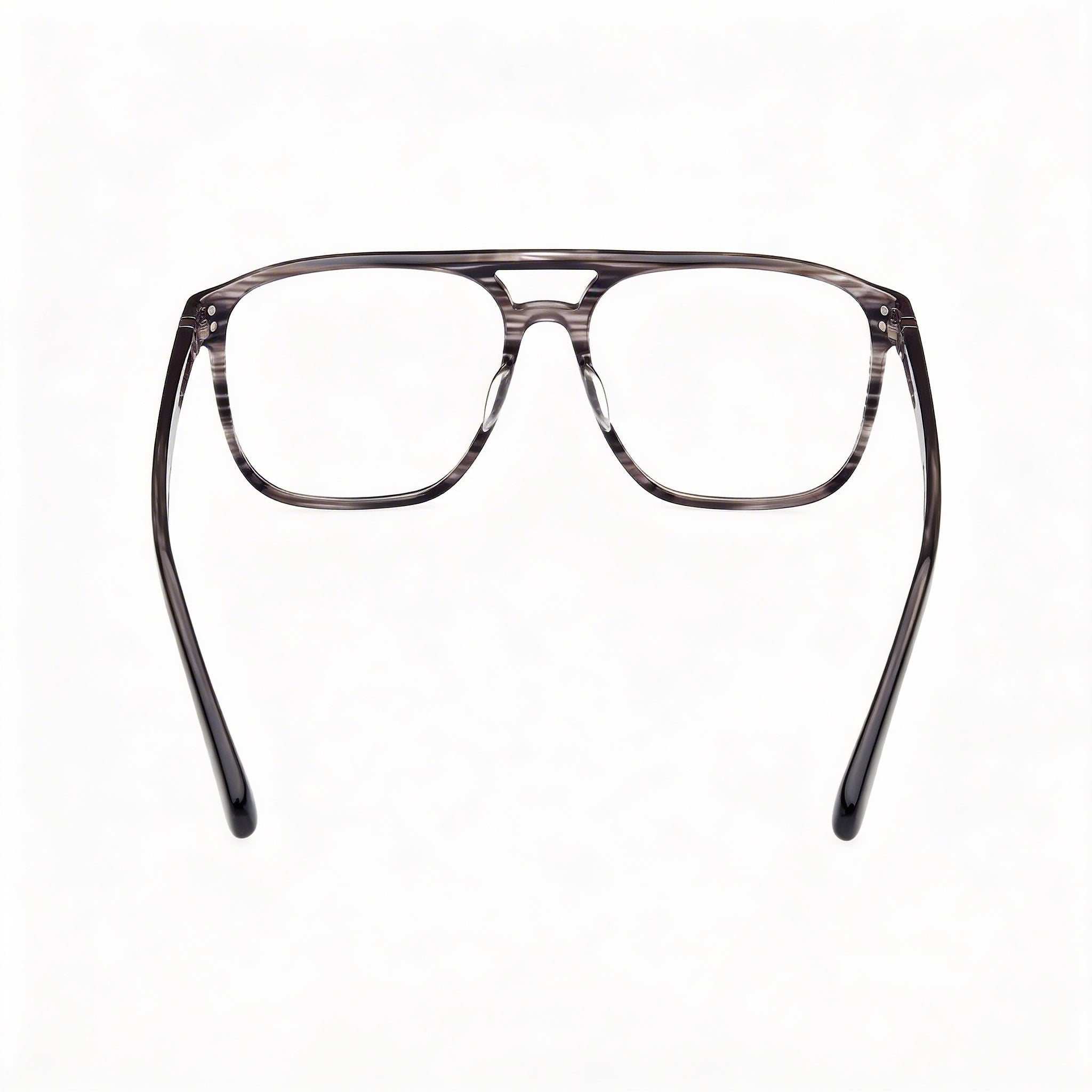 Timberland Tb50033 Men's Grey Horn Eyeglasses (Lens Width 62mm, Bridge Width 17mm, Temple Length 150mm), Photo 3