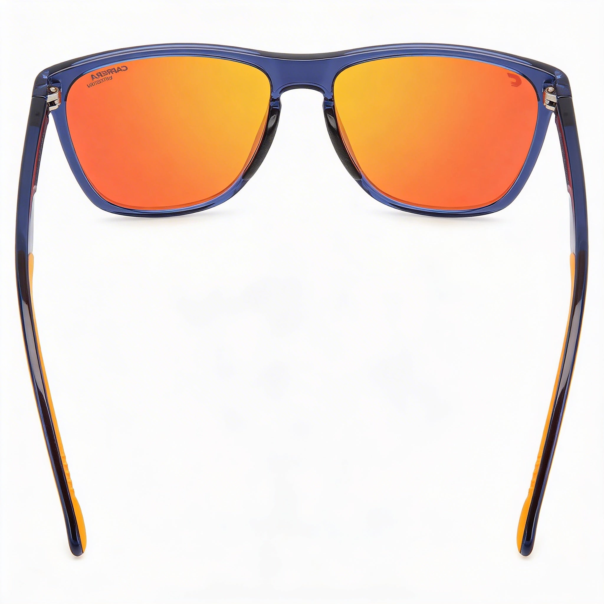 Carrera Classic Unisex Blue Orange Frame Blue Lens Injection Propionate Sunglasses UV Protection 56mm, Photo 3