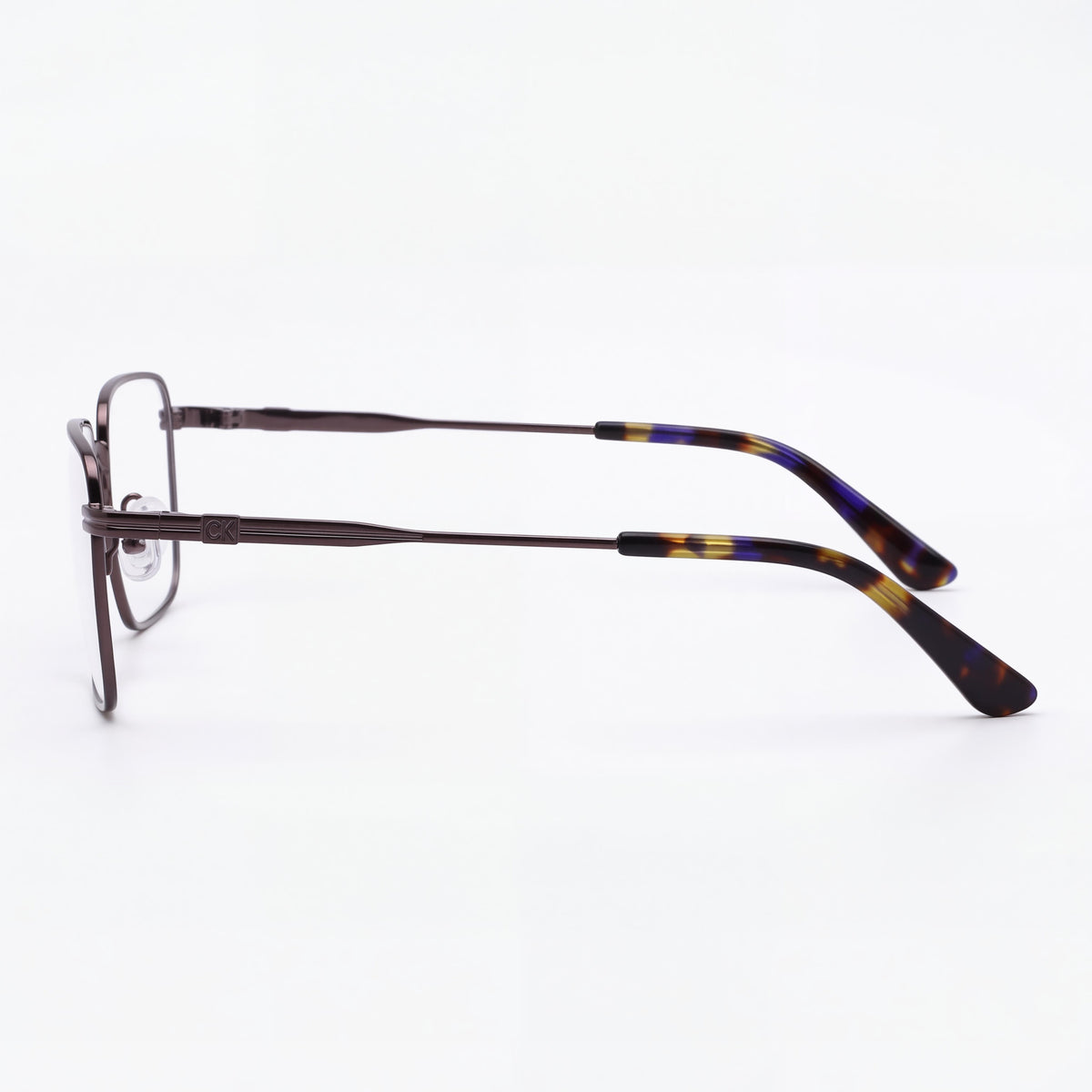 Gafas de sol unisex Calvin Klein Ck23104 con montura de acetato marrón, lentes marrones no polarizadas, 52 mm, Photo 2