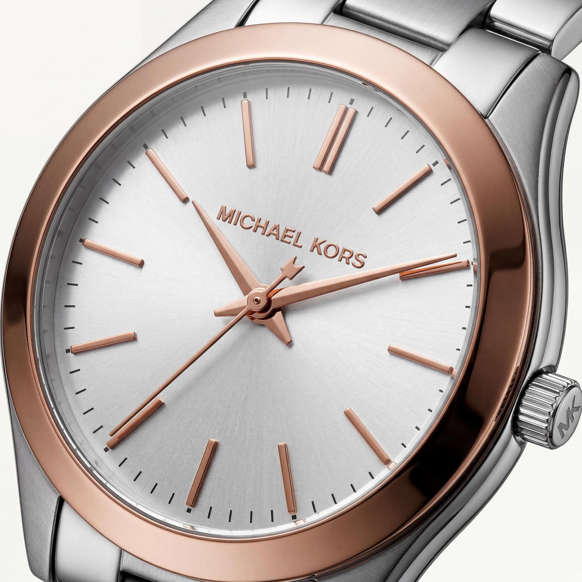 Reloj Michael Kors MK3514 para mujer, color oro rosa y plateado, 34 mm, Photo 2