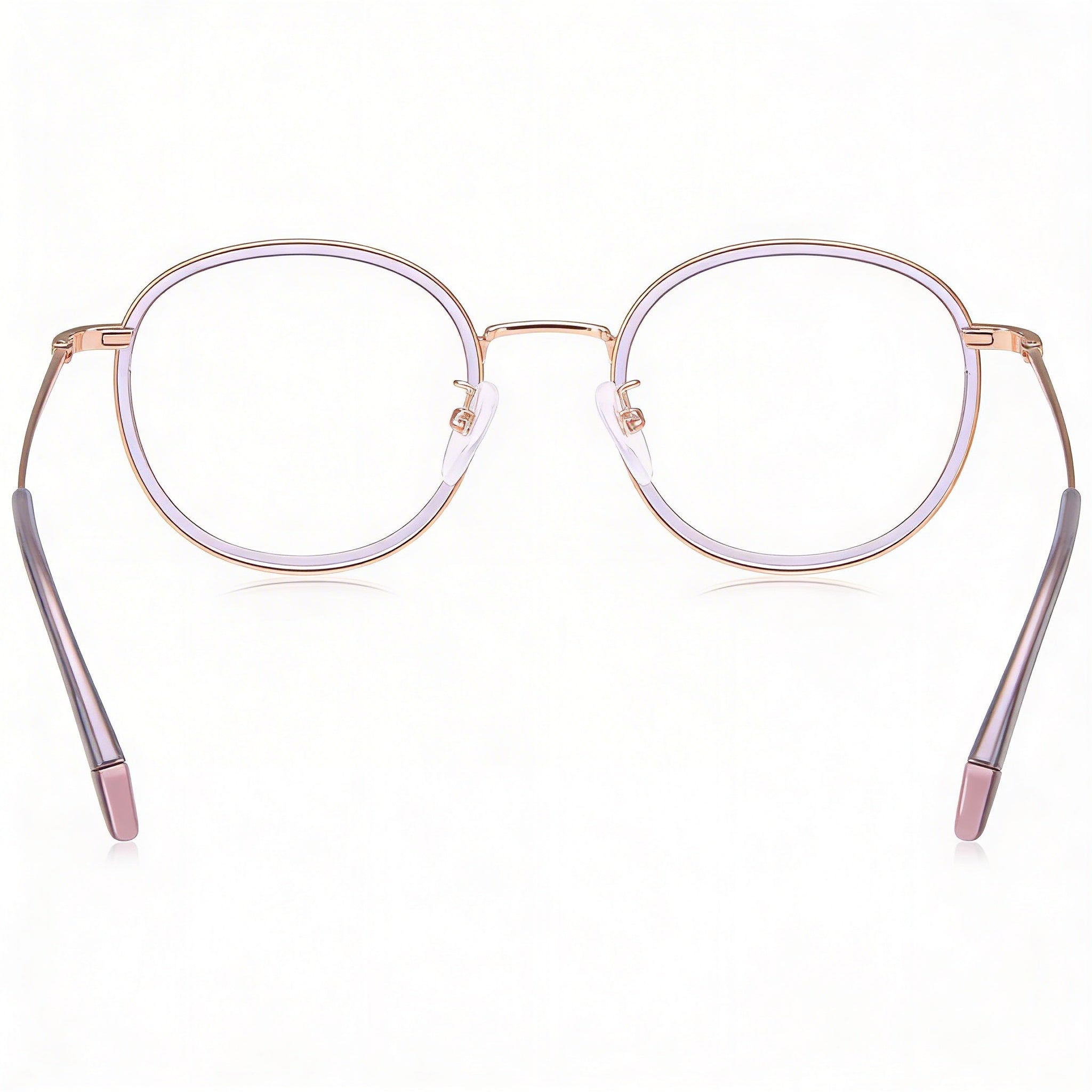 Polaroid PLD D366/F Gold Purple Stainless Steel Asian Fit Unisex Optical Eyeglasses 48mm, Photo 3