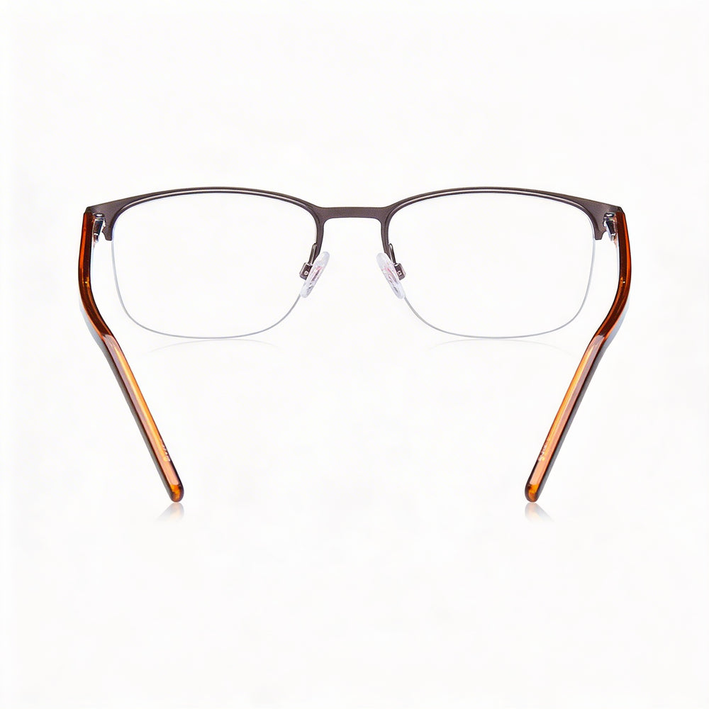Gafas Hugo Boss casuales para hombre con montura de aleación de acero y lentes de policarbonato en verde rutenio de 53 mm
