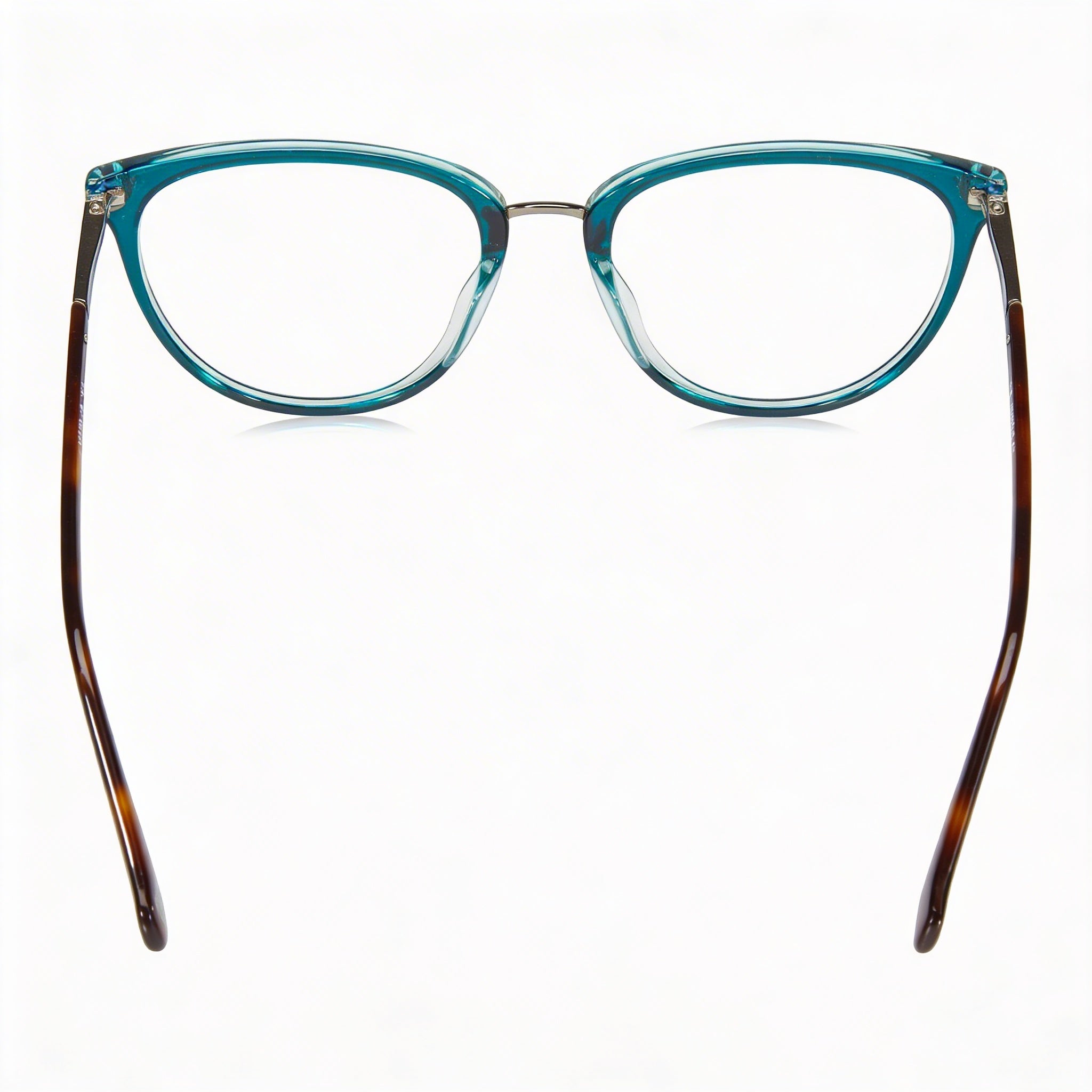 Montura óptica de acetato Fossil FOS 7123 para mujer, color aguamarina con cristales, 52 mm, Photo 4