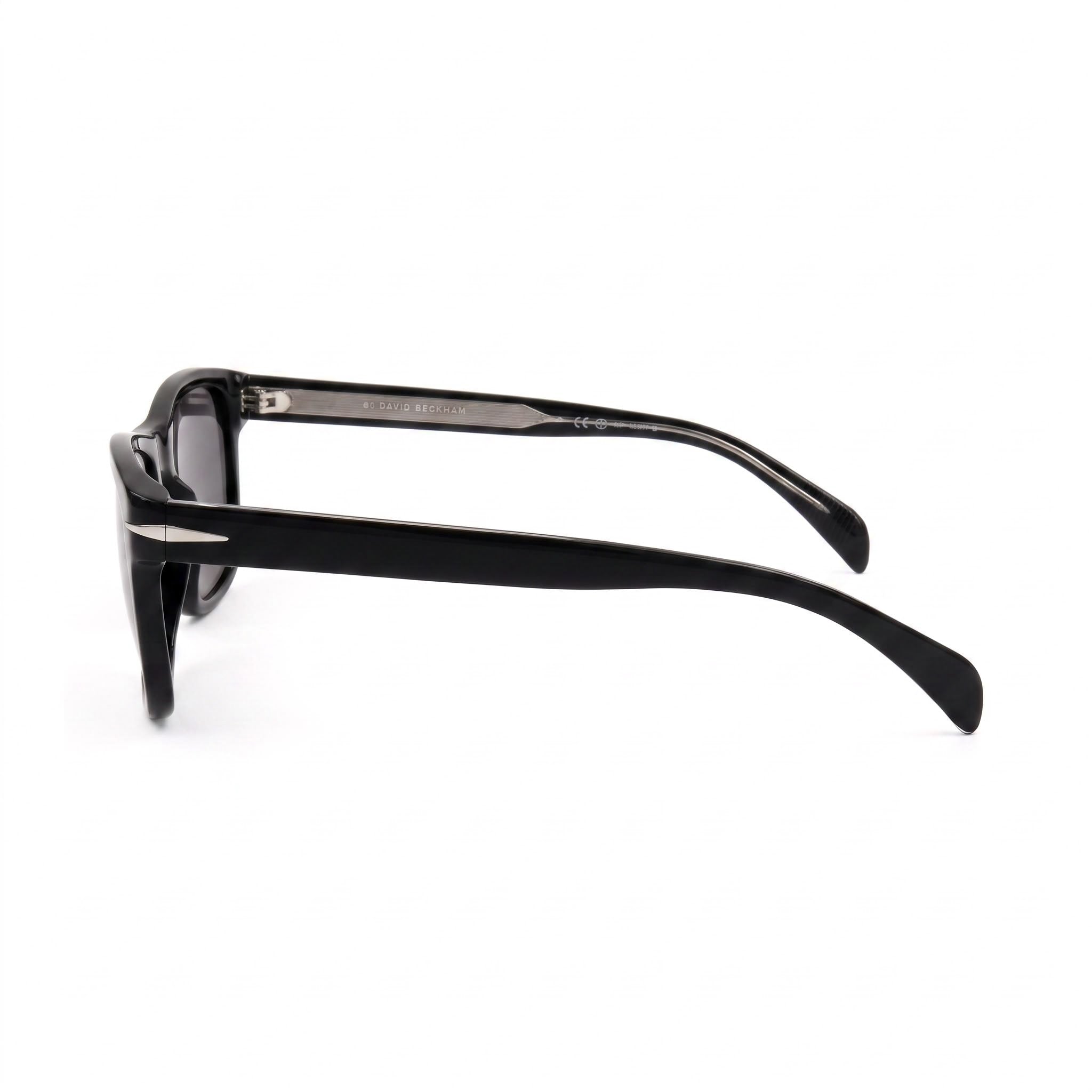 Gafas de sol David Beckham Db 1045/S unisex de acetato, color negro y plateado, lentes negro y plateado, protección UV, 54 mm, Photo 3