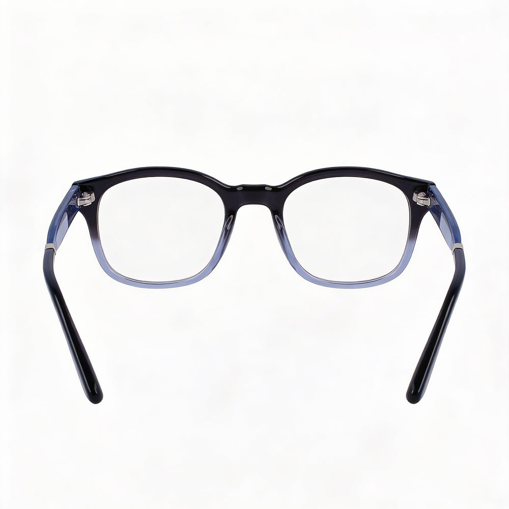 Gafas unisex Calvin Klein CK23511 de acetato gris y azul con lentes de policarbonato, talla 49-21-140 mm
