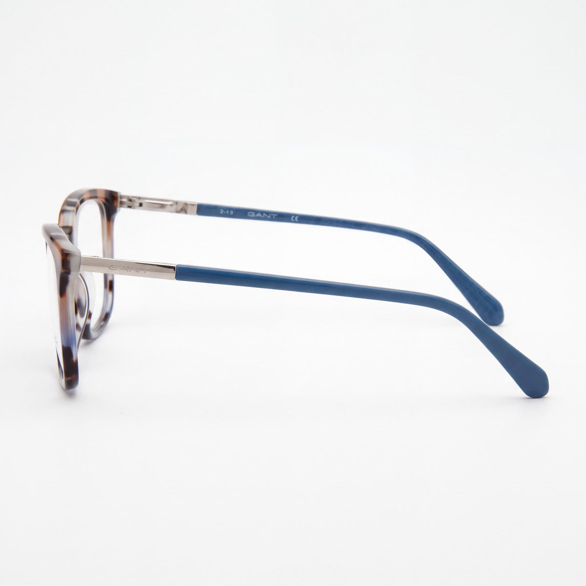 GANT 4115 Gafas graduadas clásicas de plástico para mujer, color habana mate, lentes azul claro multicolor, 53-15-140 mm, Photo 2