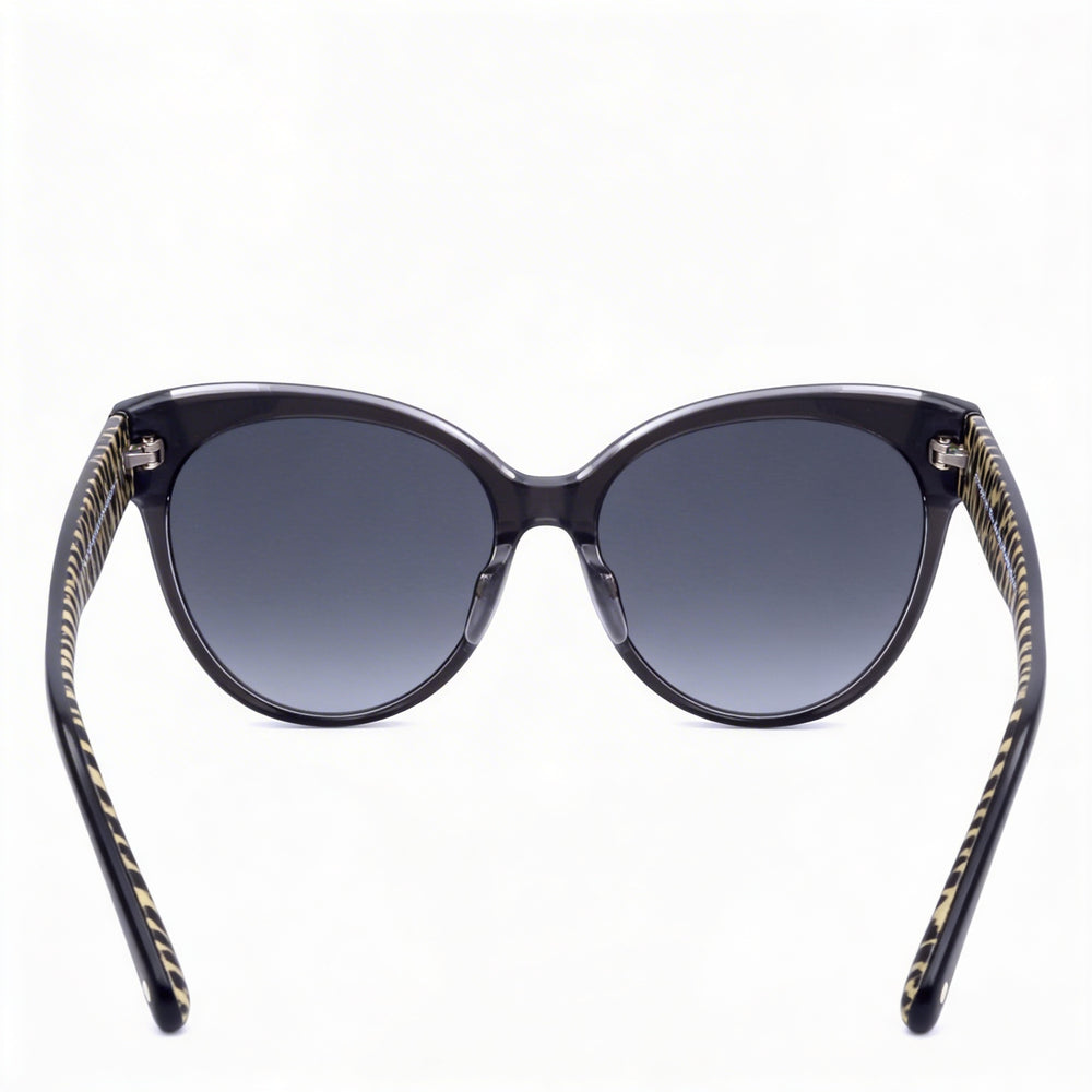 kate spade new york Aubriella/G/S Women's Dark Grey Acetate Cat Eye Sunglasses with Dark Grey Shaded Lenses, UV Protection, 55-18-140mm
