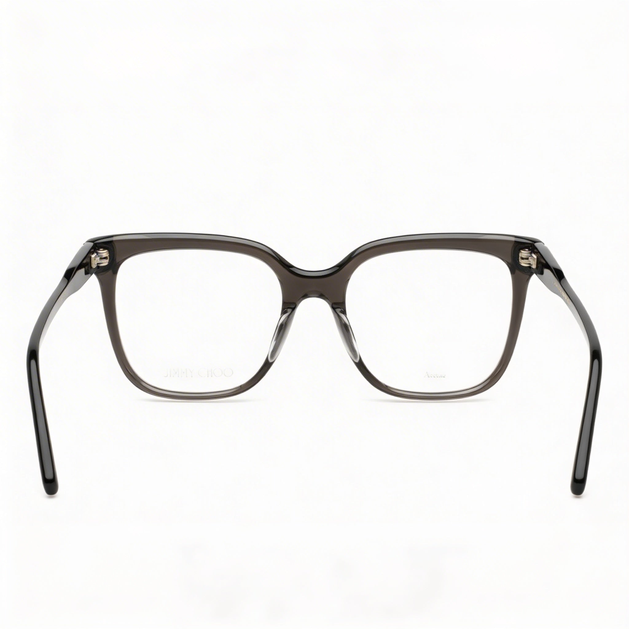 JIMMY CHOO Gafas modernas de acetato para hombre con 51 mm de ancho de lente, 19 mm de ancho de puente y 145 mm de longitud de patilla, Photo 2