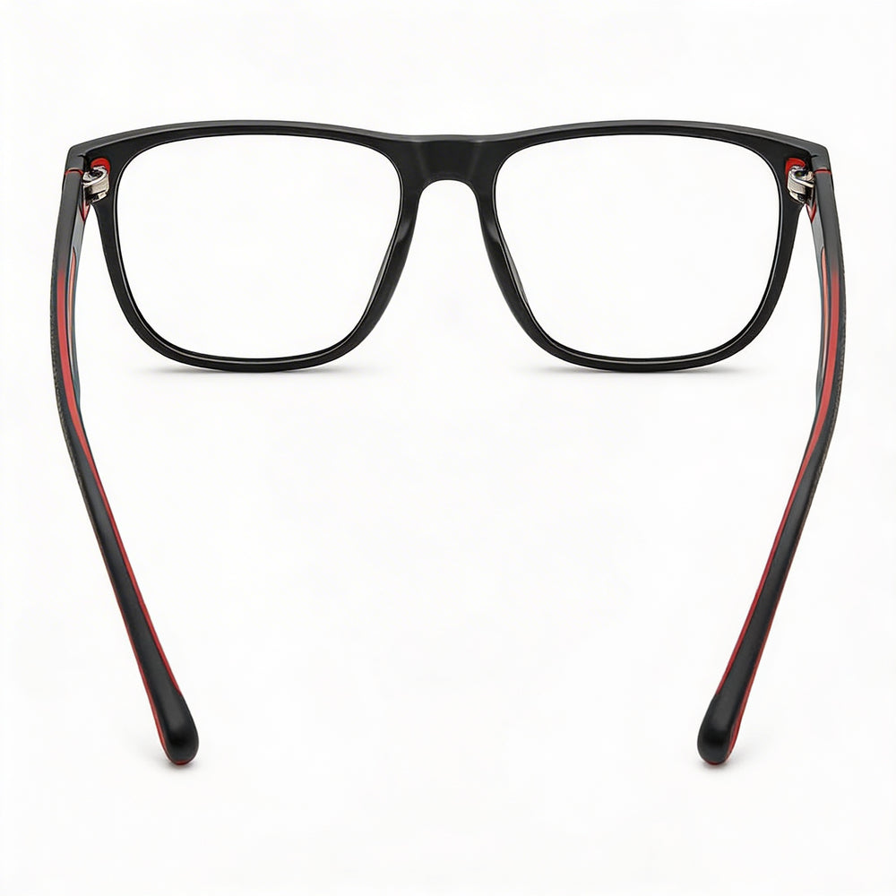 Gafas de sol Carrera Modern para mujer con montura de propionato en negro y rojo y lentes de policarbonato (55 mm)