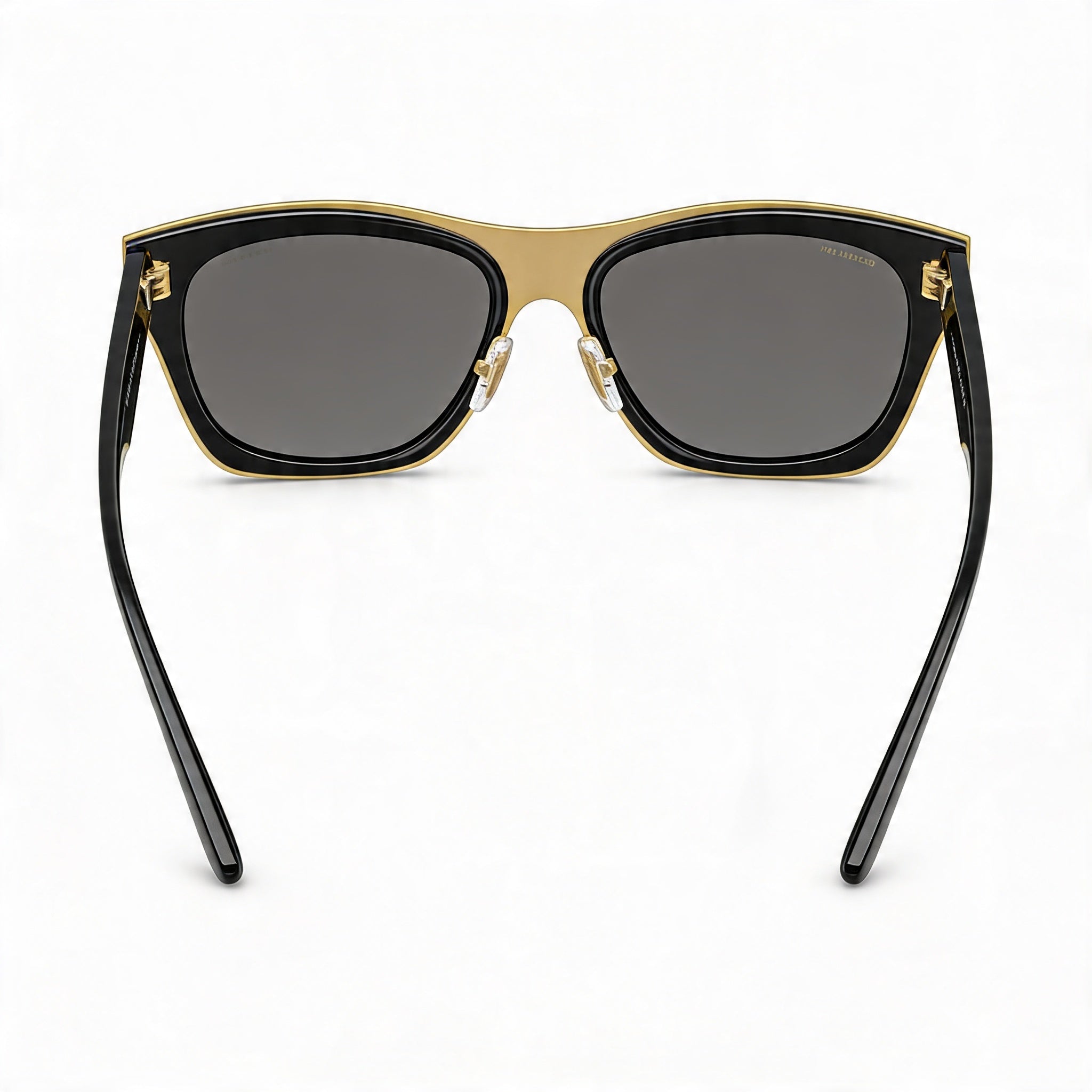 Gafas de sol unisex Versace Classic, montura de plástico en negro gris oscuro, lentes gris oscuro, 53 mm de ancho de lente, Photo 4
