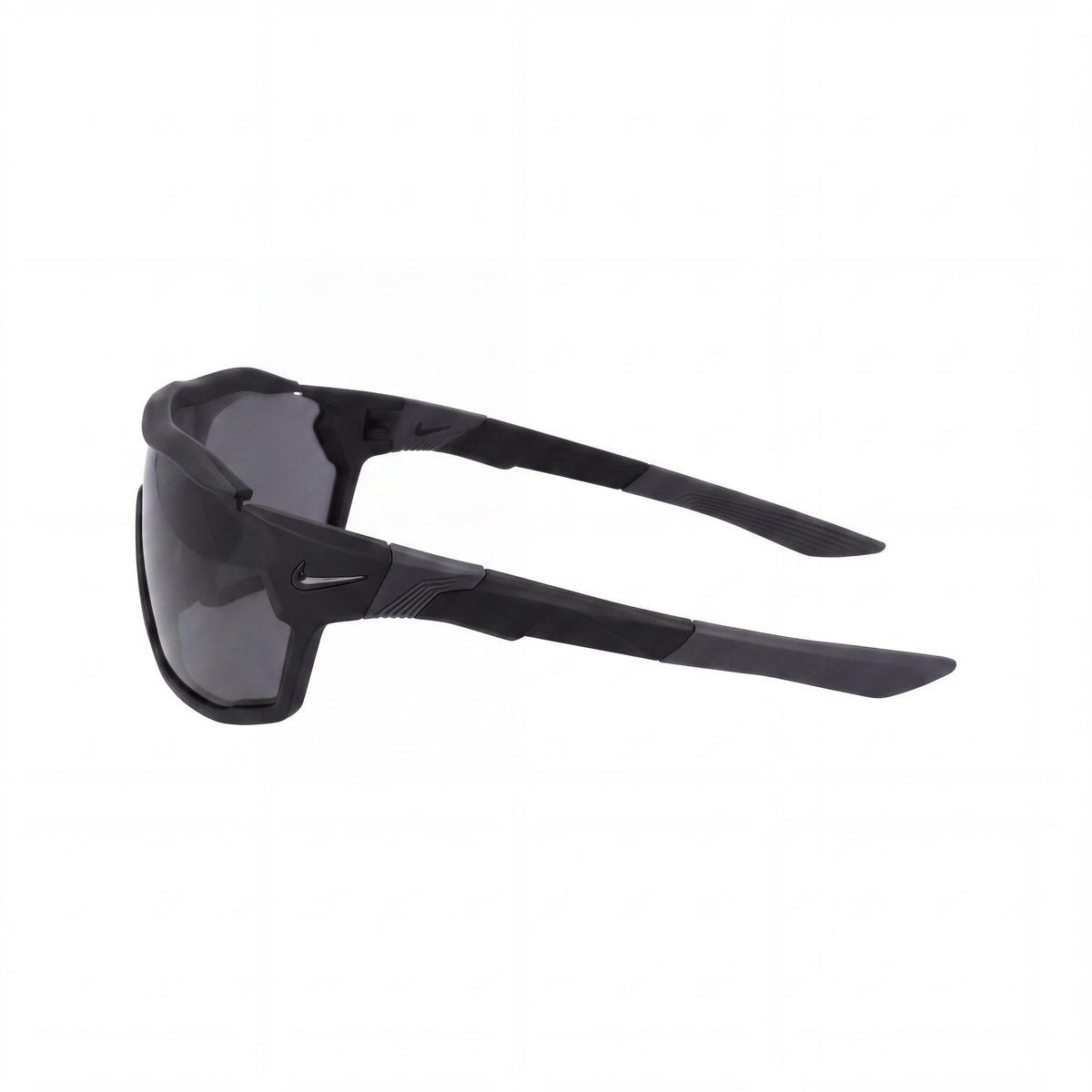 Gafas de sol Nike Classic unisex de plástico con protección UV 400 y lentes grises no polarizadas, montura negra mate y gris oscuro, 58 mm, Photo 3