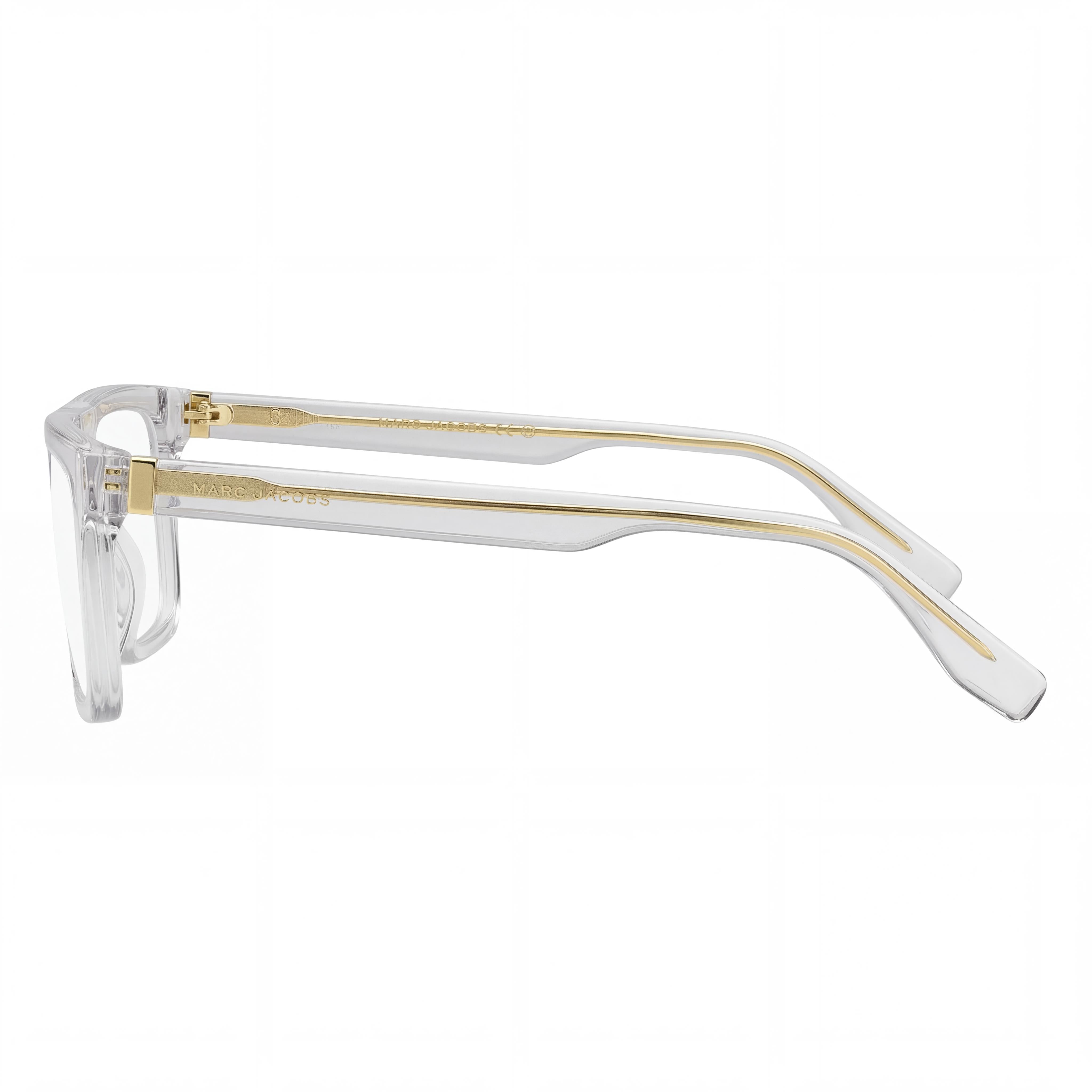 Gafas de acetato rectangulares para hombre Marc Jacobs MARC 759 Crystal 53-19-145, Photo 2