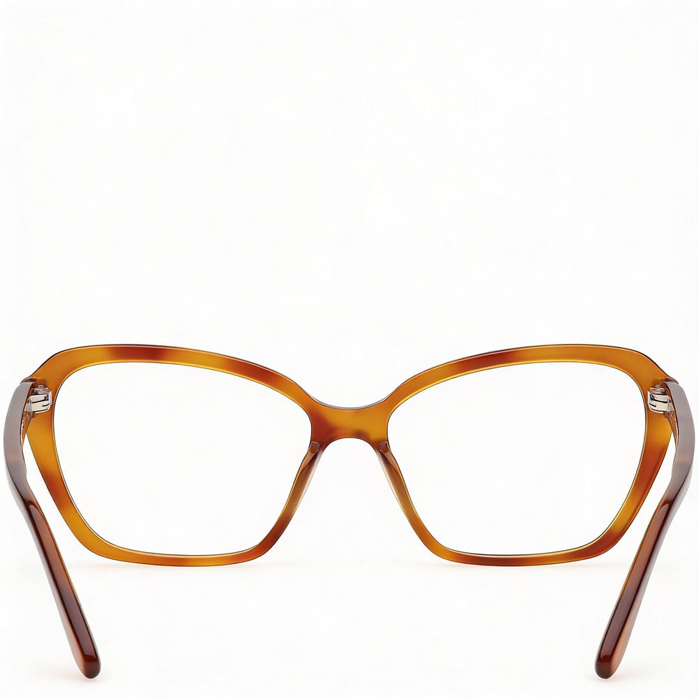 Guess GU50115 Blonde Havana Rectangle Eyeglasses for Women
