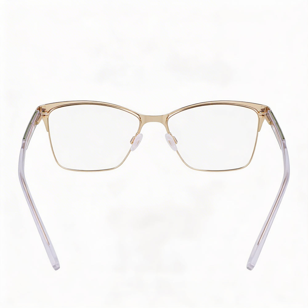 Gafas unisex DKNY Dk3008 con montura de metal en color cargo/dorado, lentes de policarbonato no polarizadas, tamaño 53-16-140 mm