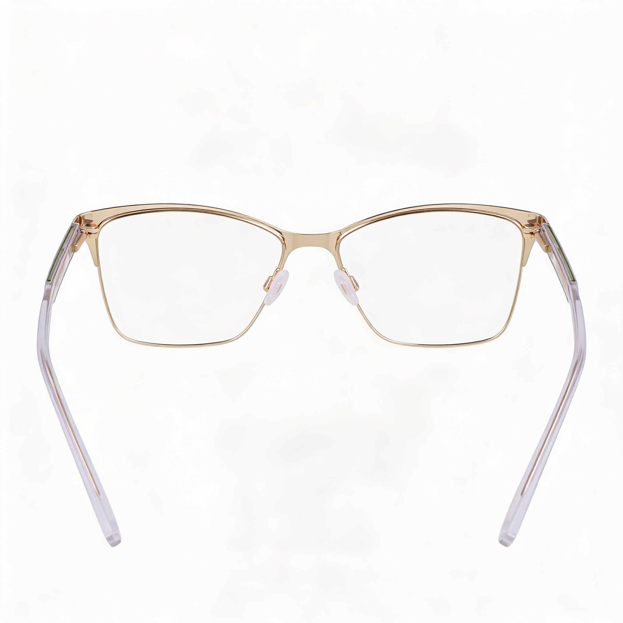 DKNY Dk3008 Unisex Eyewear featuring Metal Frame in cargo/gold, Polycarbonate Non-polarised Lenses, Size 53-16-140mm, Photo 4