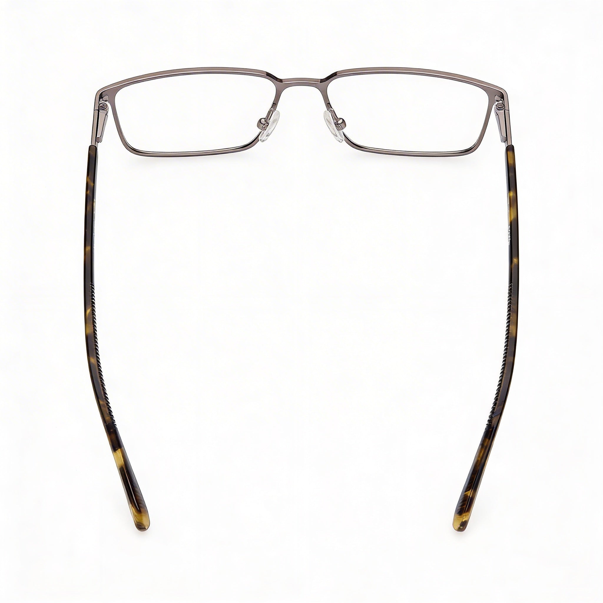 Gafas graduadas unisex GUESS Gu50244 de metal con lentes transparentes, montura satinada en tono bronce, talla 55-16-145, Photo 4