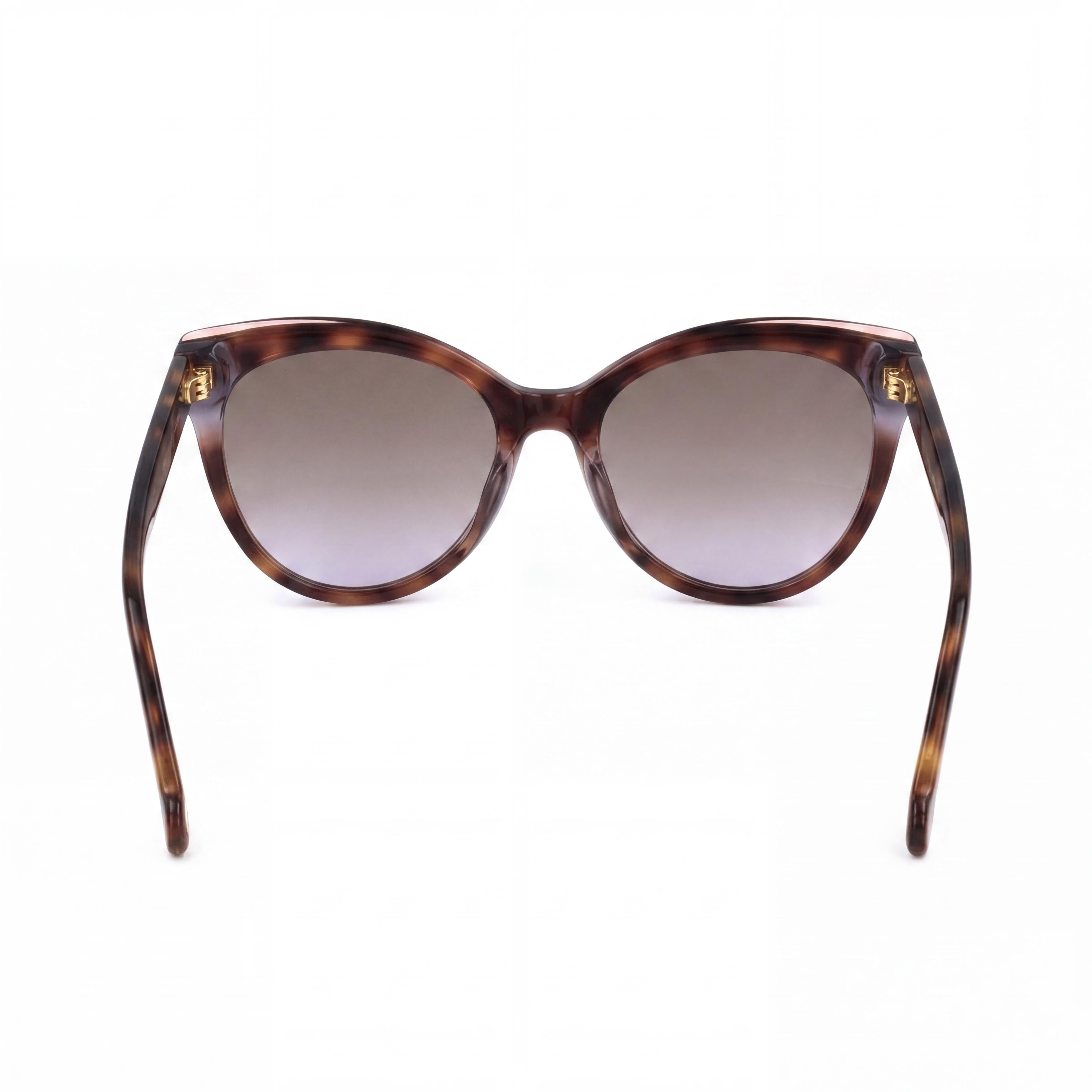 Carolina Herrera Gafas de Sol Esenciales para Mujer de Acetato con Protección UV, Montura y Lentes Marrón Grisáceo, 57-19-145mm, Photo 4