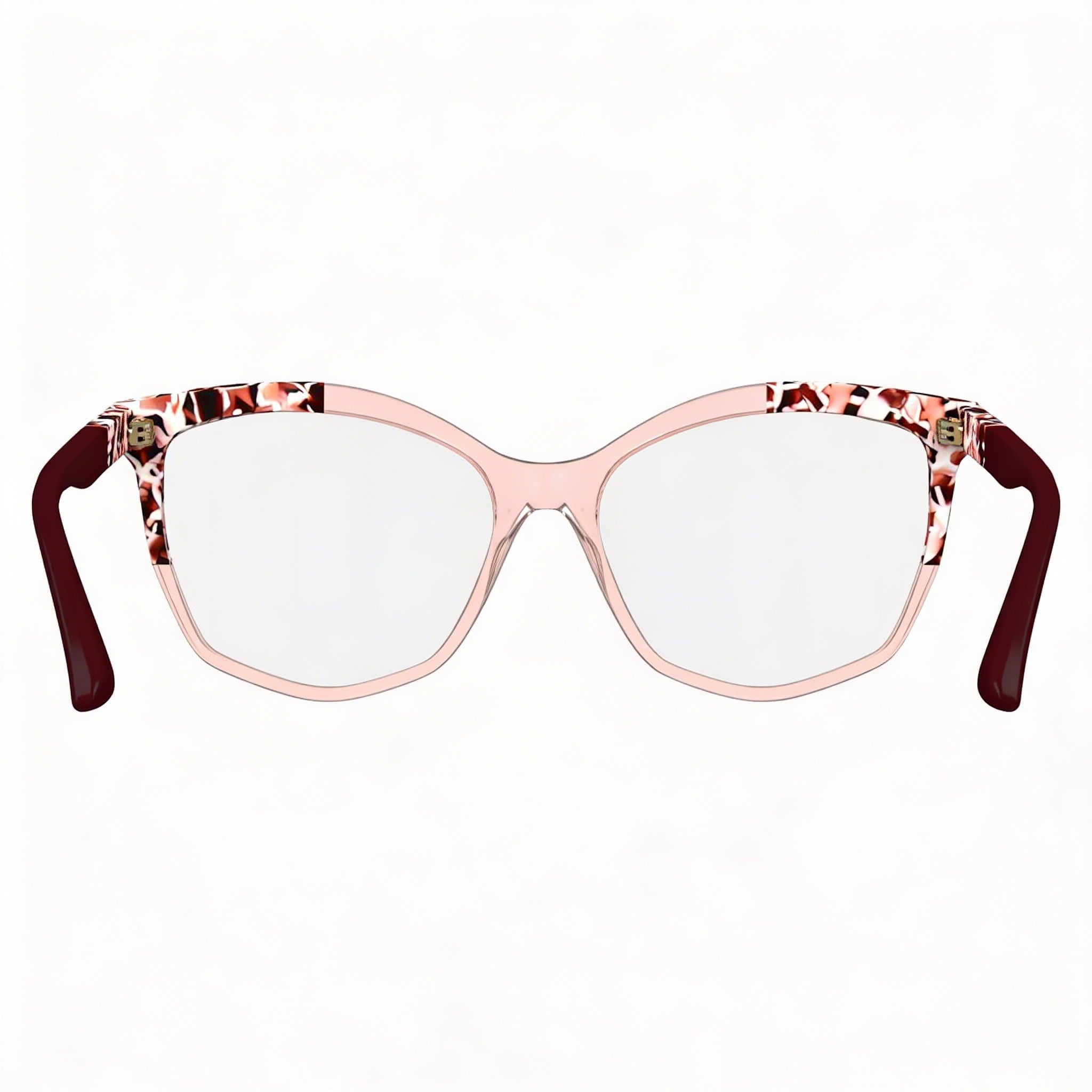 Gafas de sol para mujer KARL LAGERFELD Kl6154 de acetato con montura de mármol rosa 55-16-140mm, Photo 3