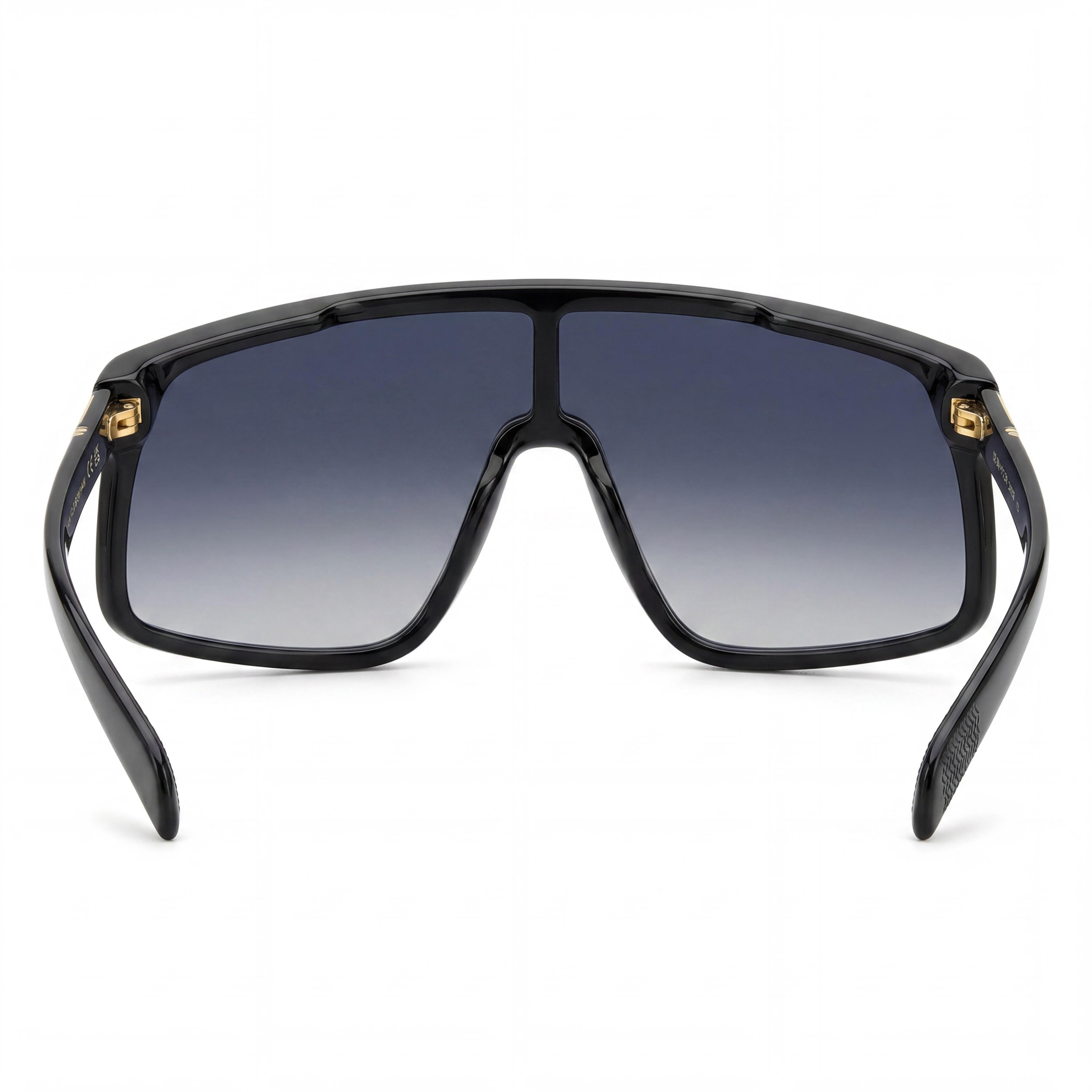 Beckham Db 99/Visor Women's Black Gold Acetate Frame Visor Sunglasses with a 99mm Lens Width, Photo 4