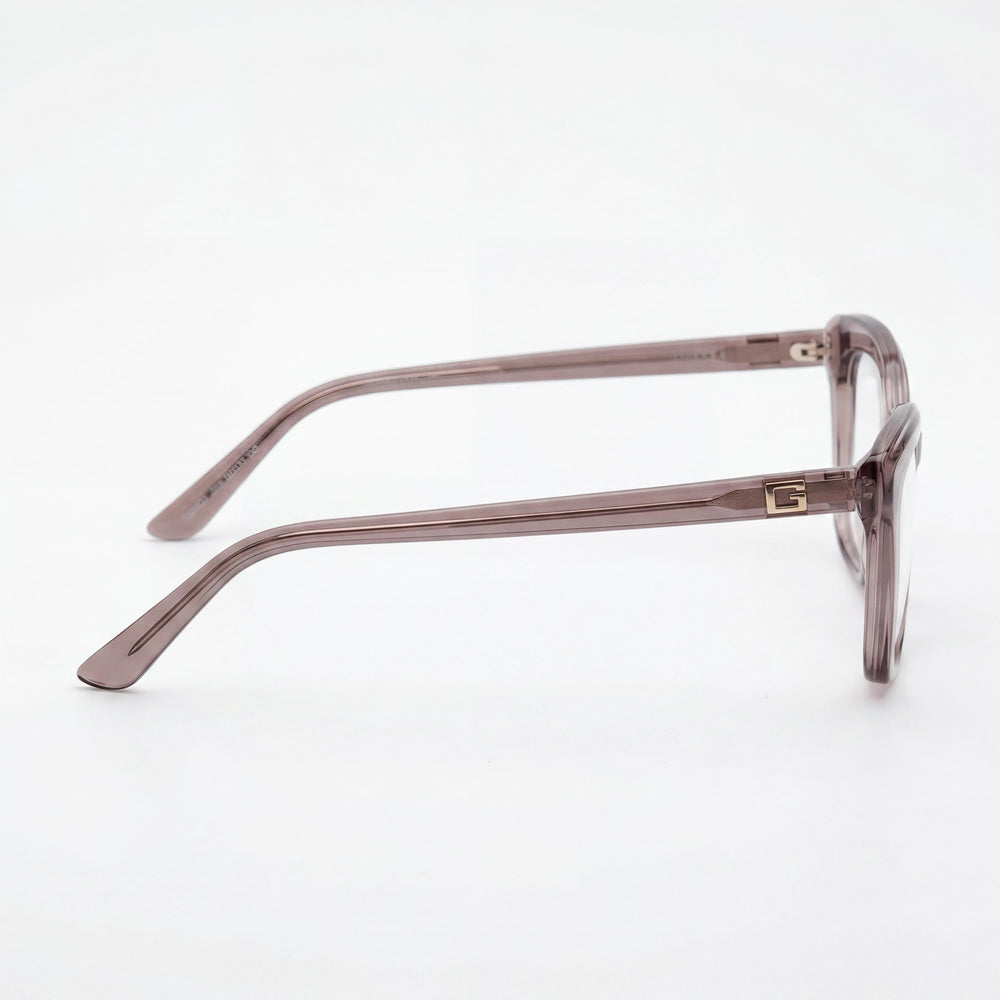 Gafas Guess GU2977 Cuadradas Beige Brillante para Mujer, 54mm