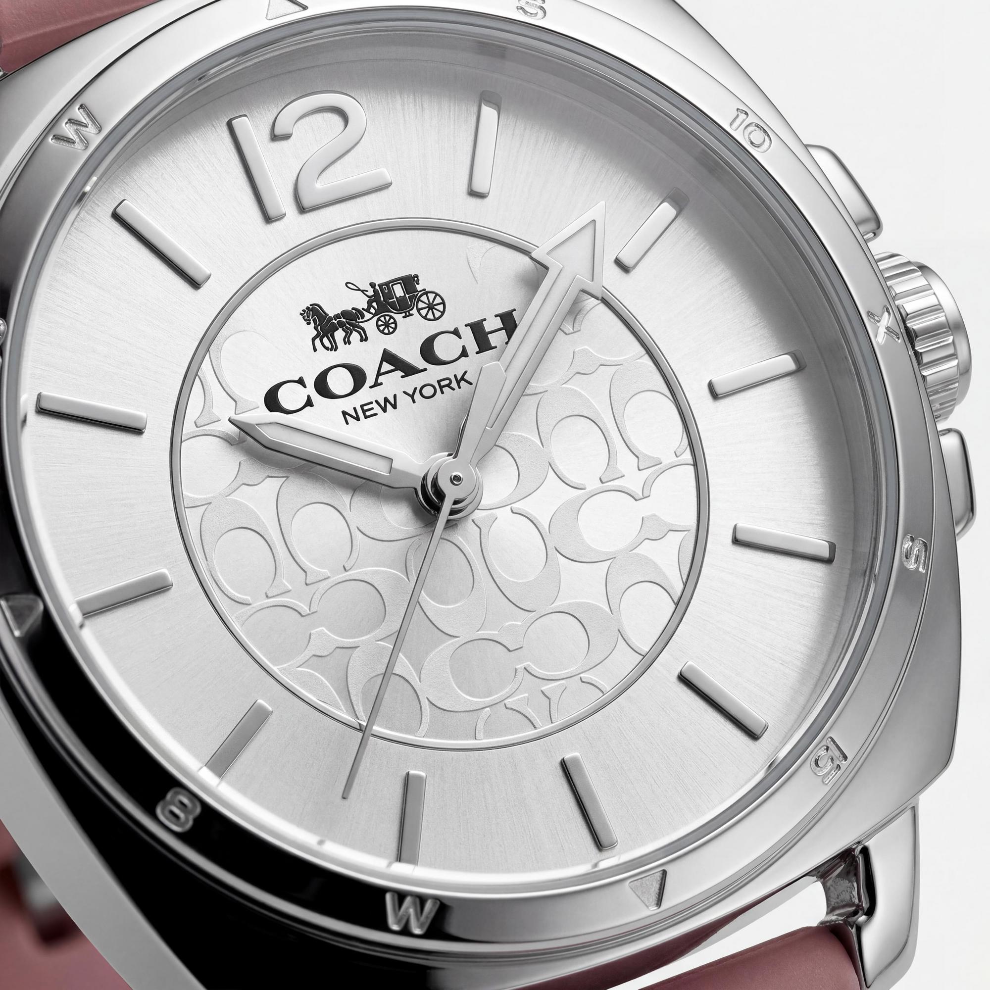 Coach Boyfriend 14503786 Women's Watch, Silver Dial 34mm, Photo 2