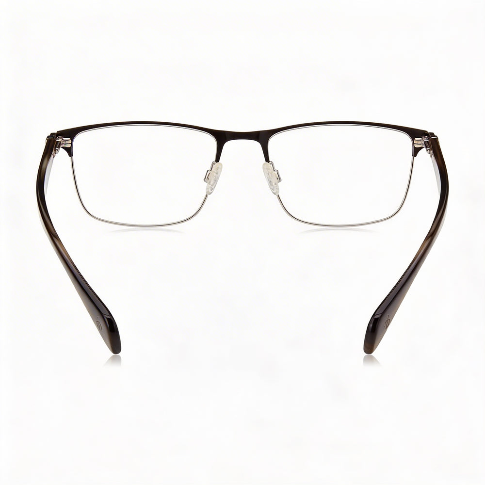Rag & Bone Rnb7046 Men's Casual Steel Frame Black Greyhorn Polycarbonate Lens Sunglasses 53mm