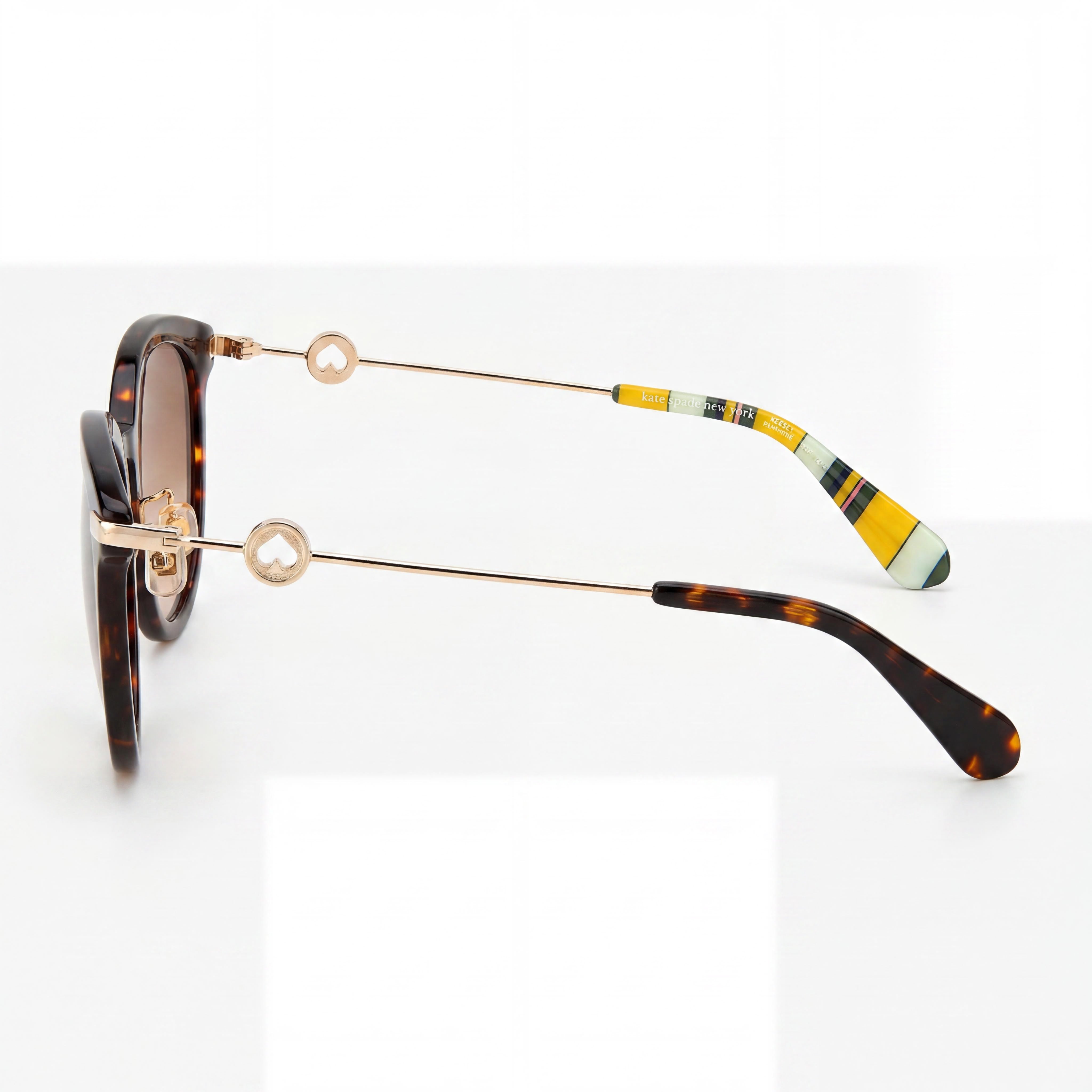 Kate Spade New York Keesey/G/S Women's Havana Plastic Frame Brown Gradient 53mm UV Protection Sunglasses, Photo 3