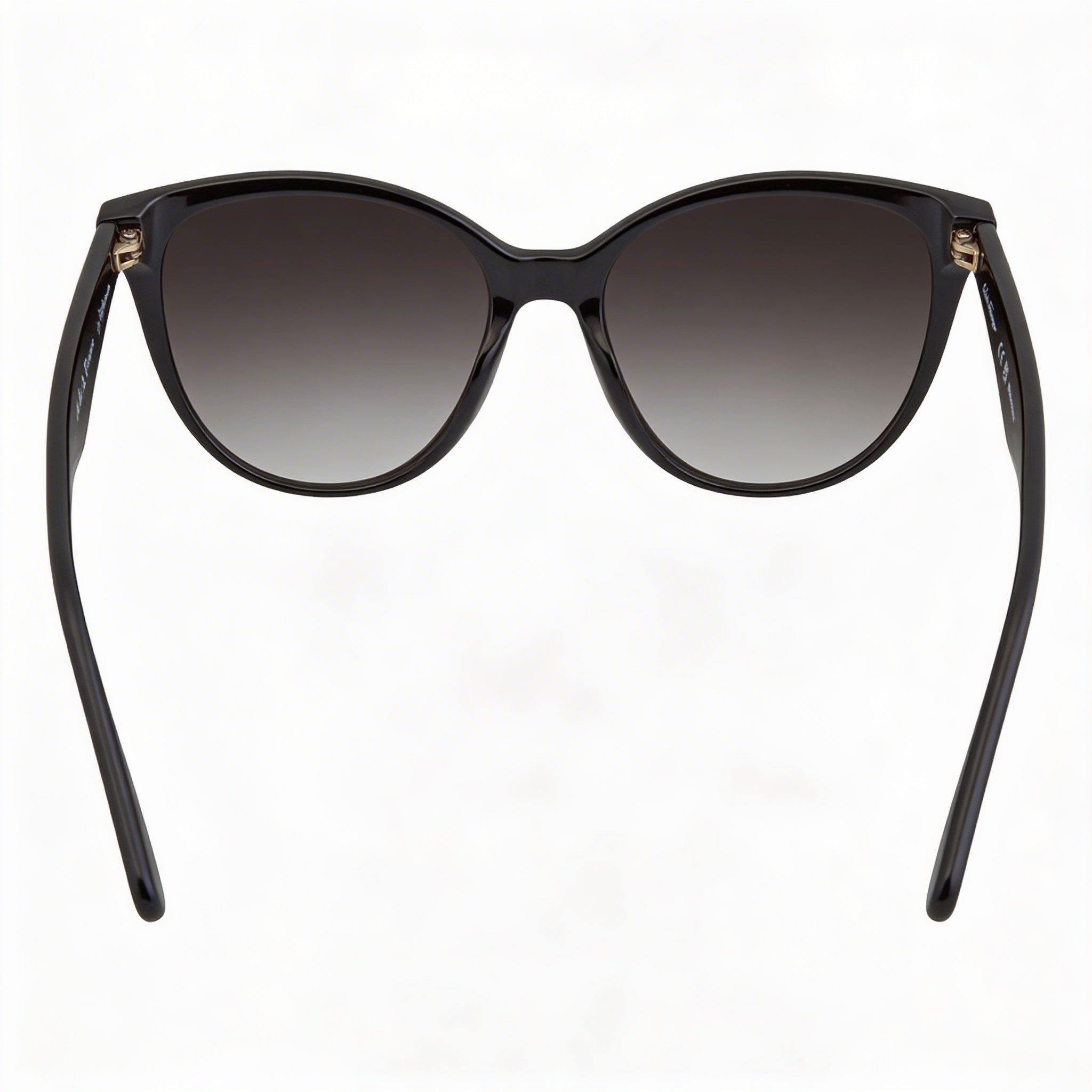Ferragamo SF1073S Women's Black Plastic Cat Eye Grey Gradient Sunglasses 54mm, Photo 4