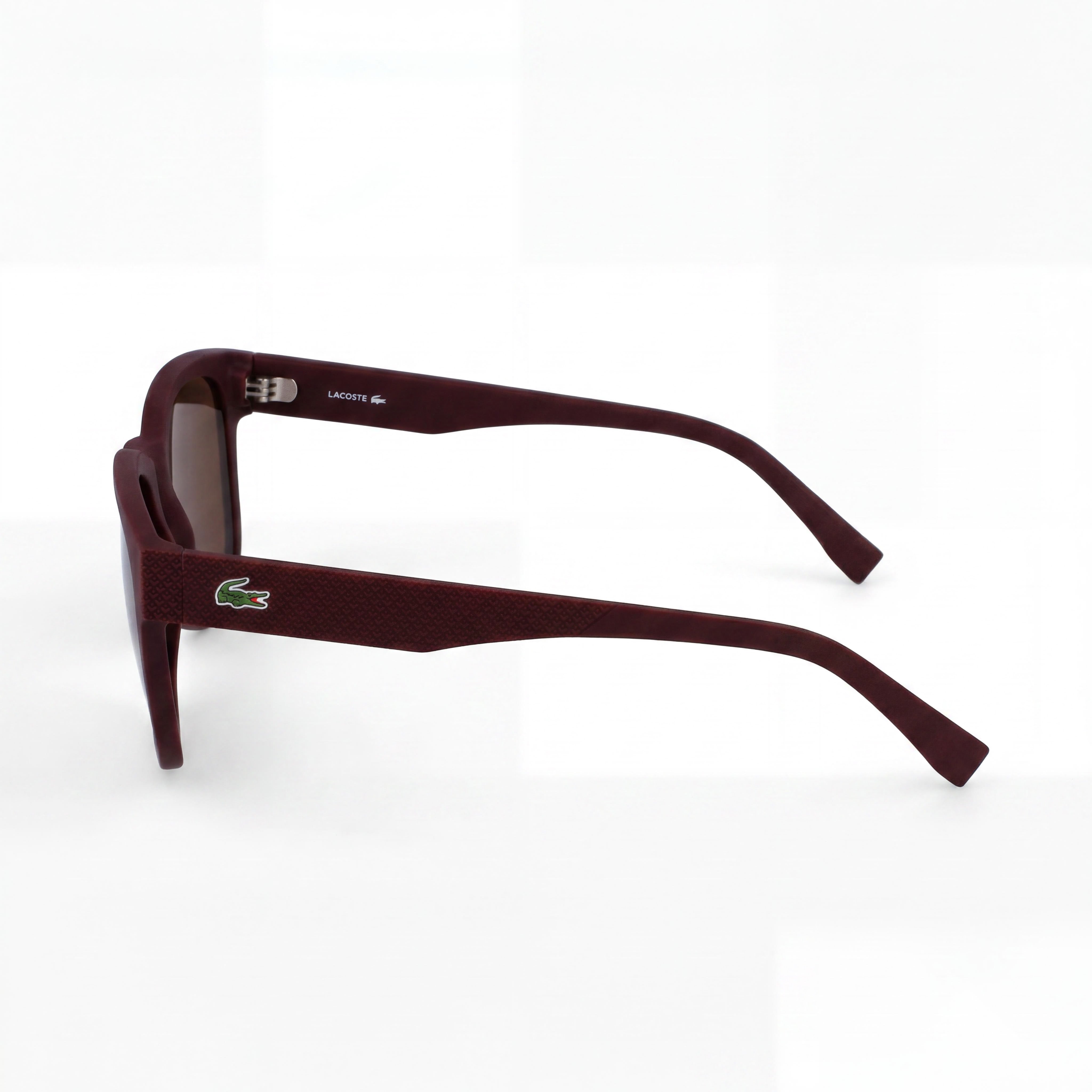 Gafas de sol Lacoste modernas unisex de plástico mate rojo no polarizadas con protección UV 53 mm, Photo 3