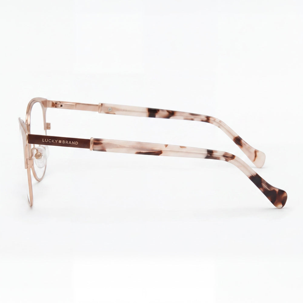 Lucky Brand Vlbd127 Men's Rose Gold Metal Frame Polarized Polycarbonate Lens Eyewear 51-18-140