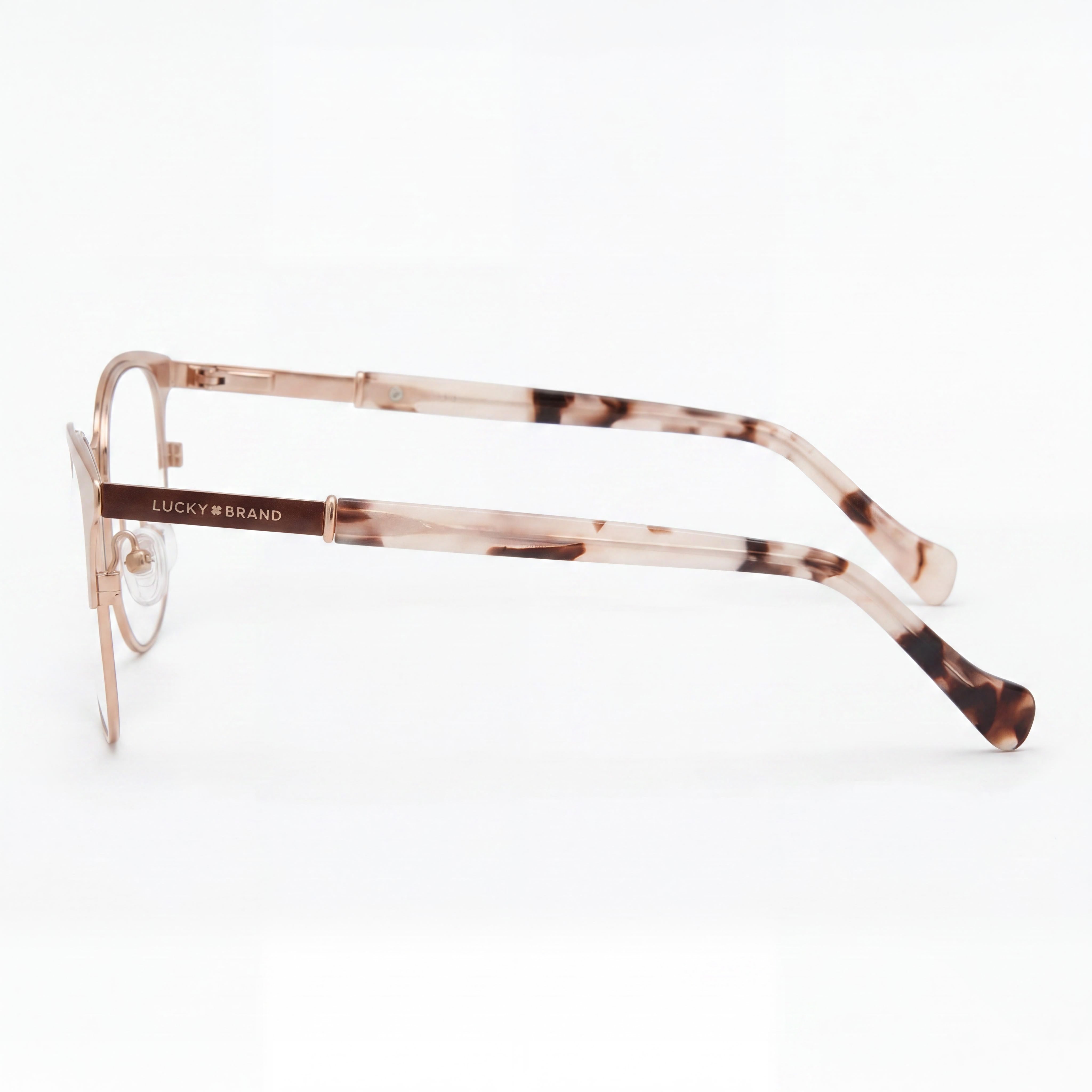 Gafas Lucky Brand Vlbd127 para hombre con montura metálica en oro rosa y lentes de policarbonato polarizadas, 51-18-140, Photo 2