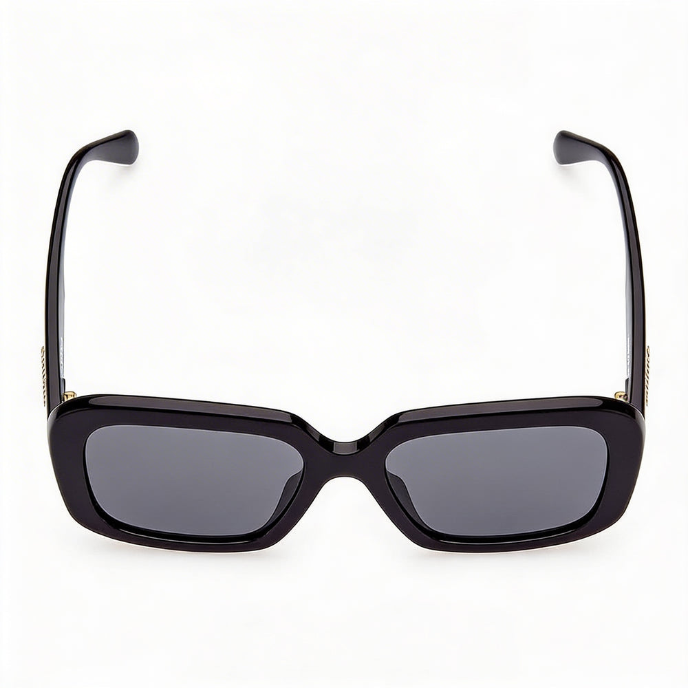 Gafas de sol modernas para hombre Adidas Originals con montura de acetato, negro brillante, lentes ahumados, protección UV, 56 mm