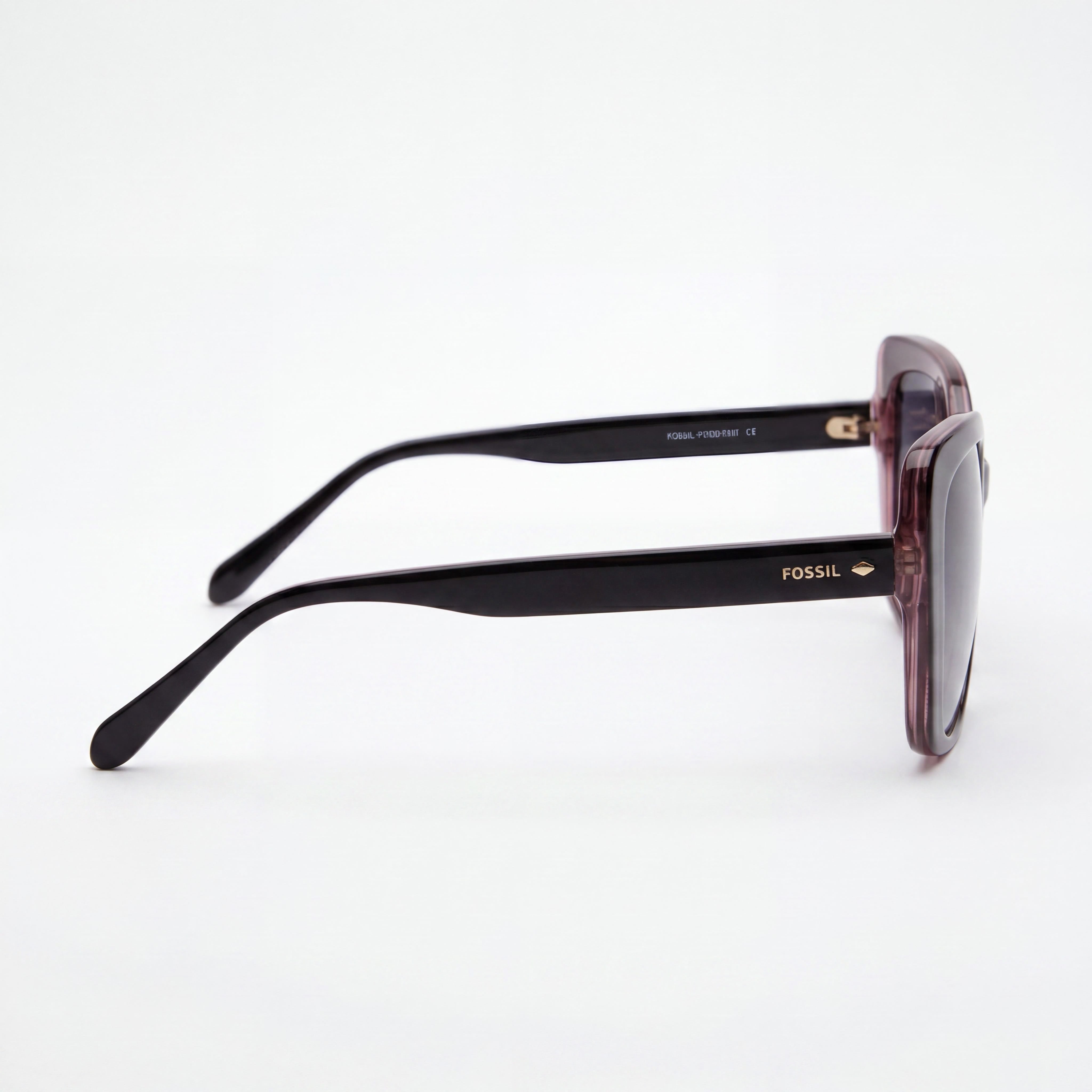 Fossil FOS 3143/S Black Rectangle Sunglasses for Women, 55mm, Photo 3