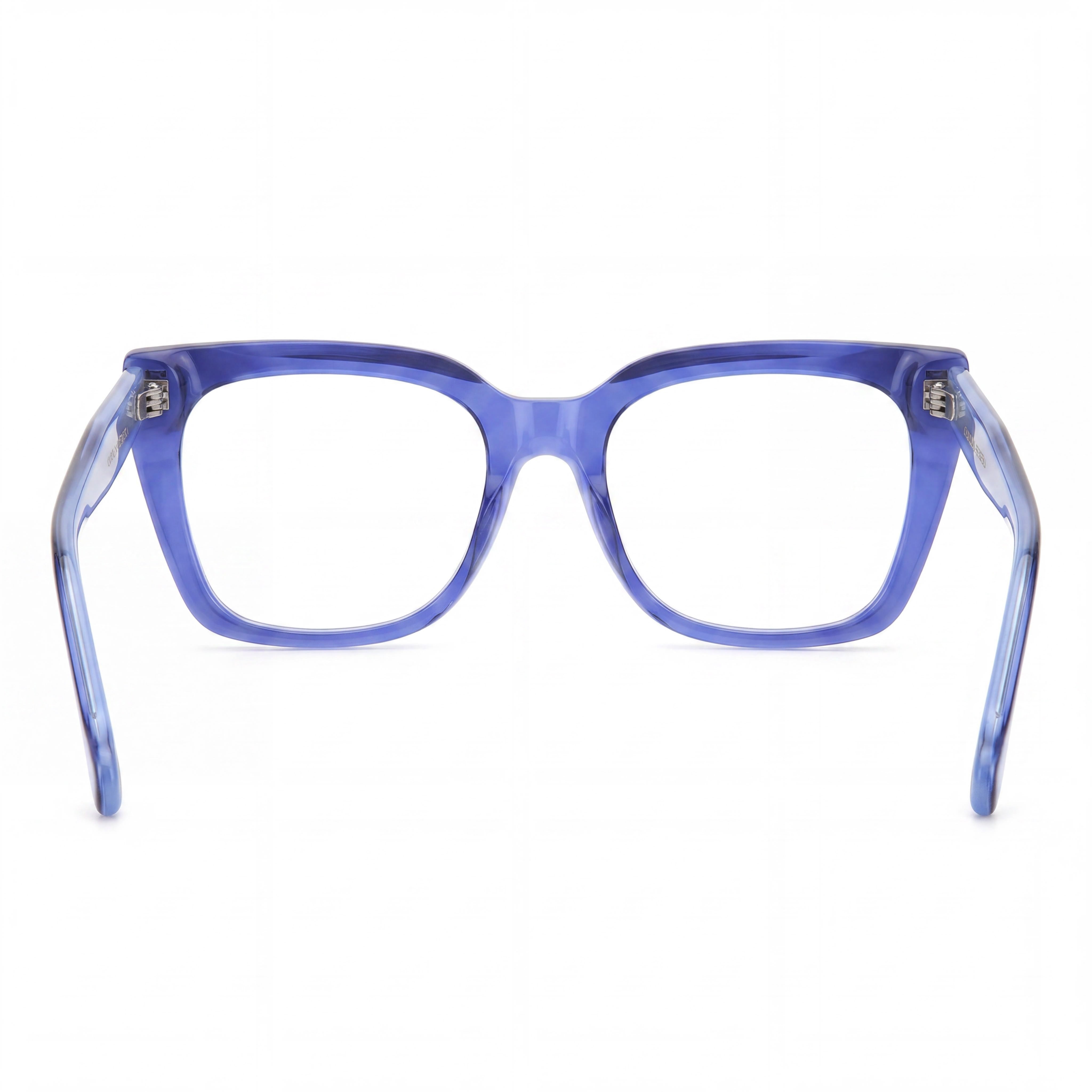 Gafas de sol clásicas de Carolina Herrera para mujer, de plástico azul azur, no polarizadas, 53 mm, Photo 3
