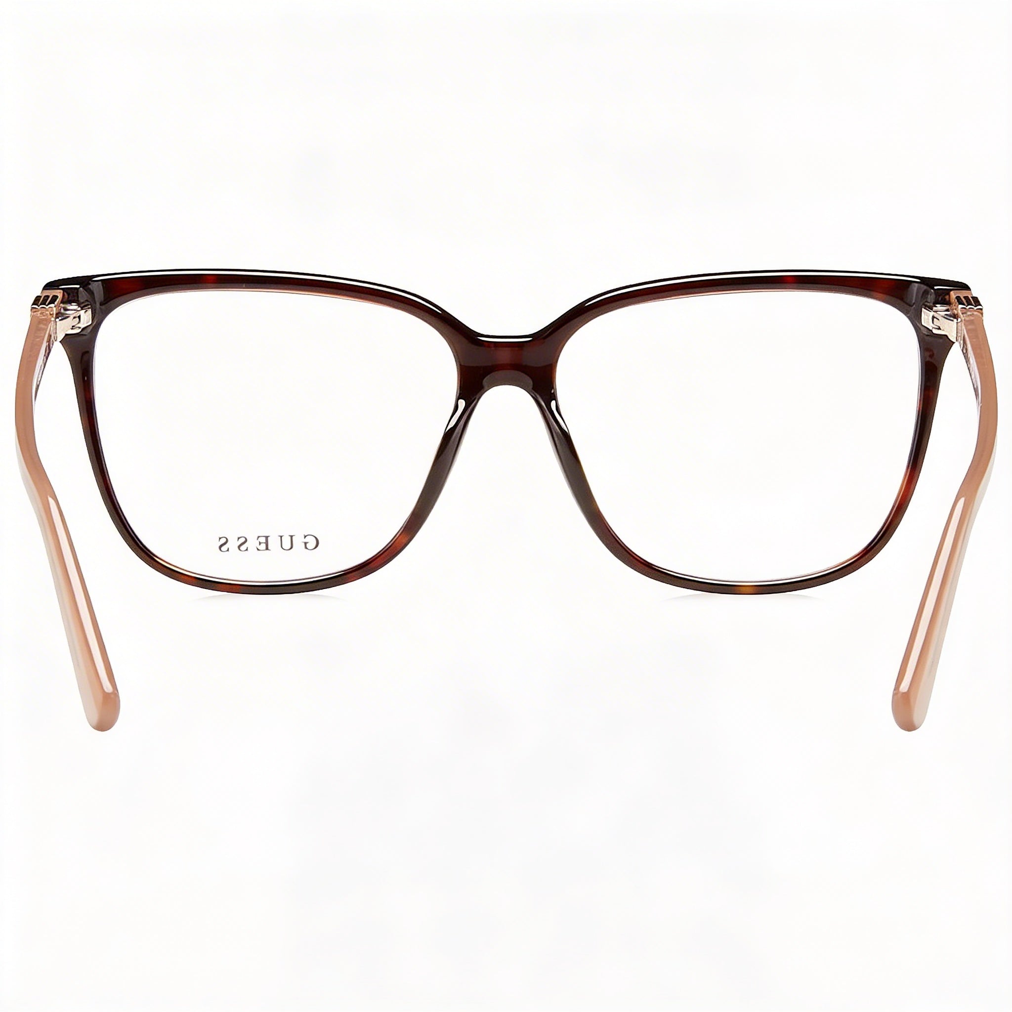 Gafas de plástico Guess Modern para mujer, color Habana oscuro, 49-15-140, Photo 2