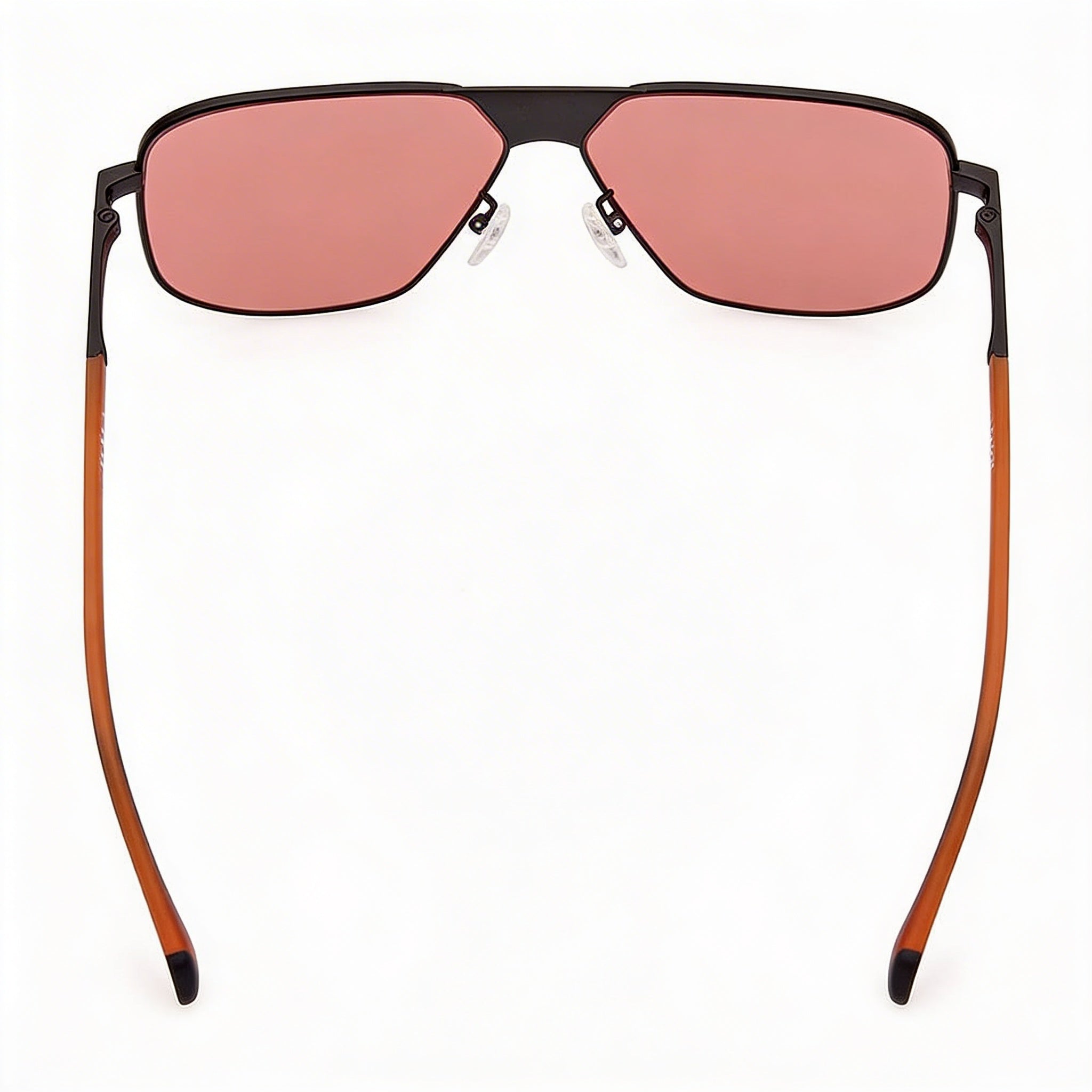 Adidas Or0091 Men's Matte Black Red Plastic Frame Sunglasses with roviex UV Protection Lenses 60mm, Photo 3
