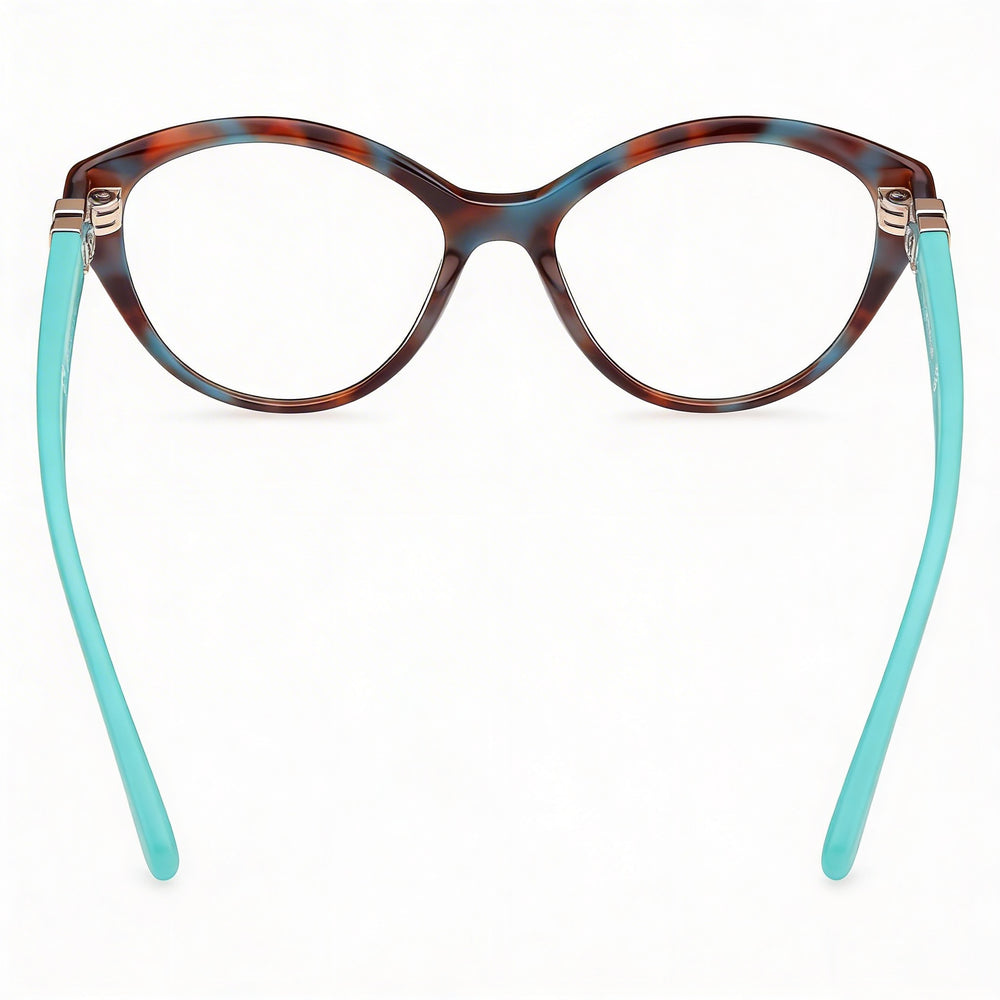 Gafas de sol Guess by Marciano Gm50004 de hombre con lentes de policarbonato transparente, montura de plástico turquesa havana 52-16-140mm