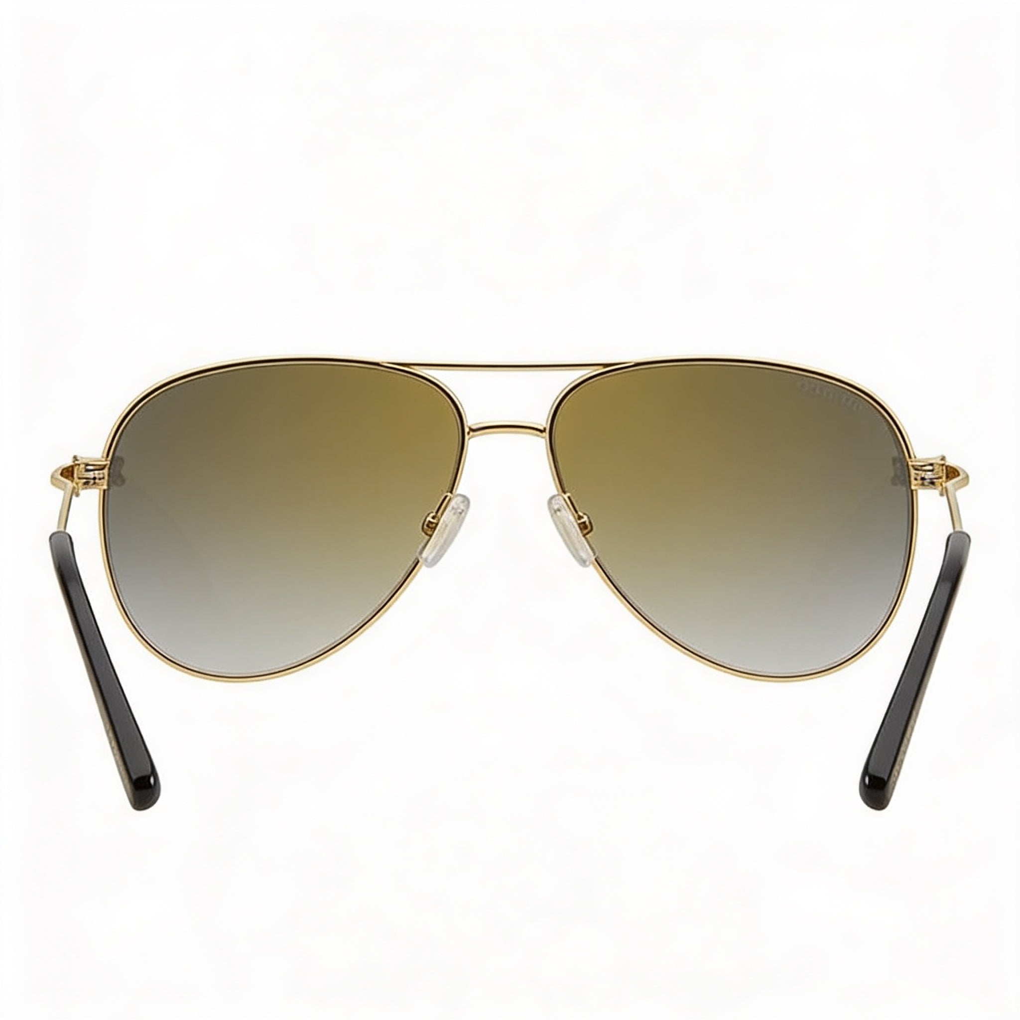 JIMMY CHOO Sansa/S - Gafas de sol estilo piloto para mujer, de acero inoxidable, con cristales y diamantes dorados, degradado dorado, 58 mm, Photo 3