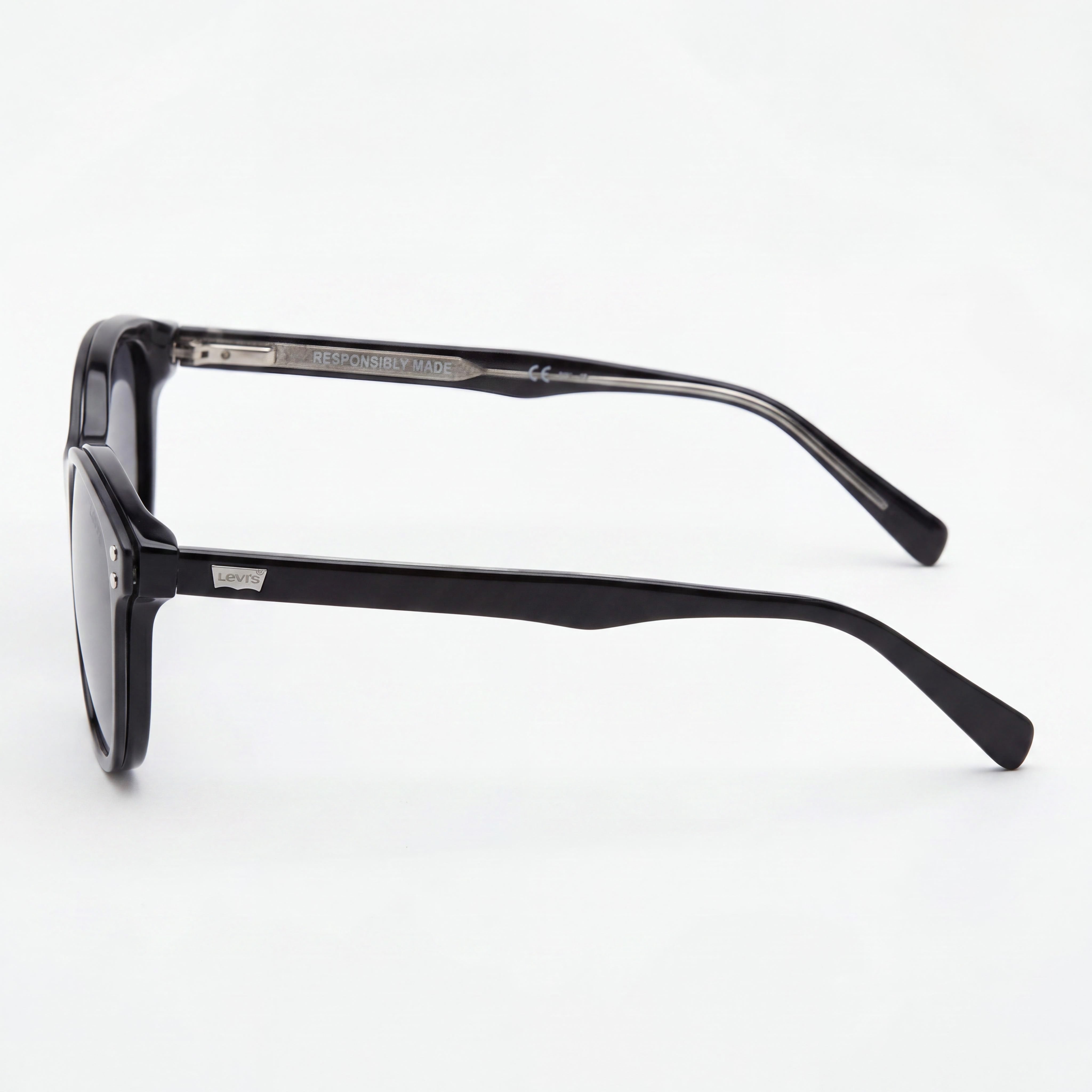 Levi's Lv 5012/Cs Women's Black Eco Plastic UV Protection Sunglasses 53-17-145, Photo 3