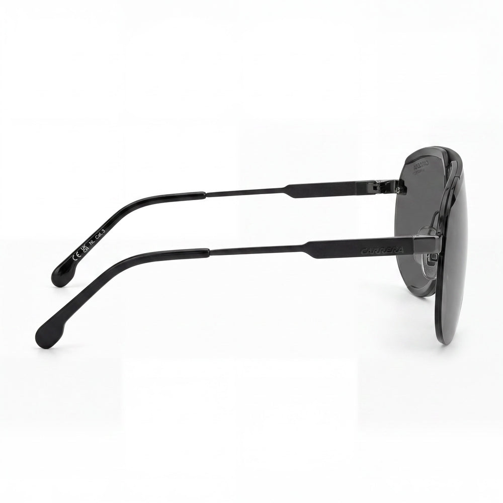 Carrera Superchampion Unisex Polycarbonate Frame Dark Ruthenium Black with Grey Lenses 99mm