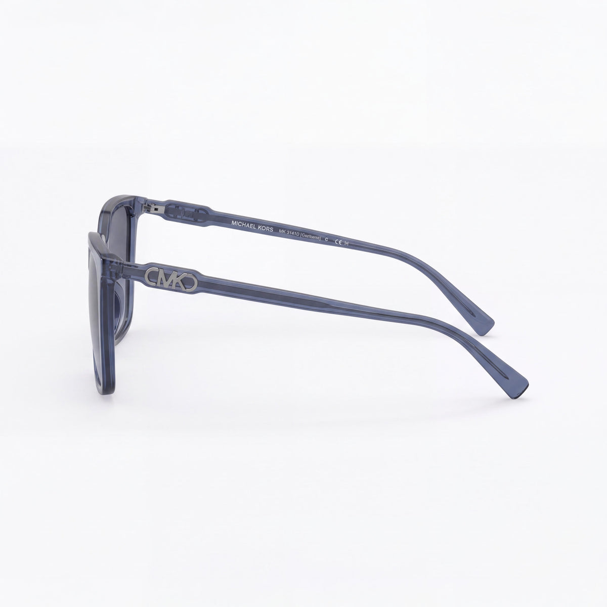 Michael Kors 0mk2197u Women's Classic Round Sunglasses with Multicoloured Bone Frame and Blue Gradient Lenses 56, Photo 2