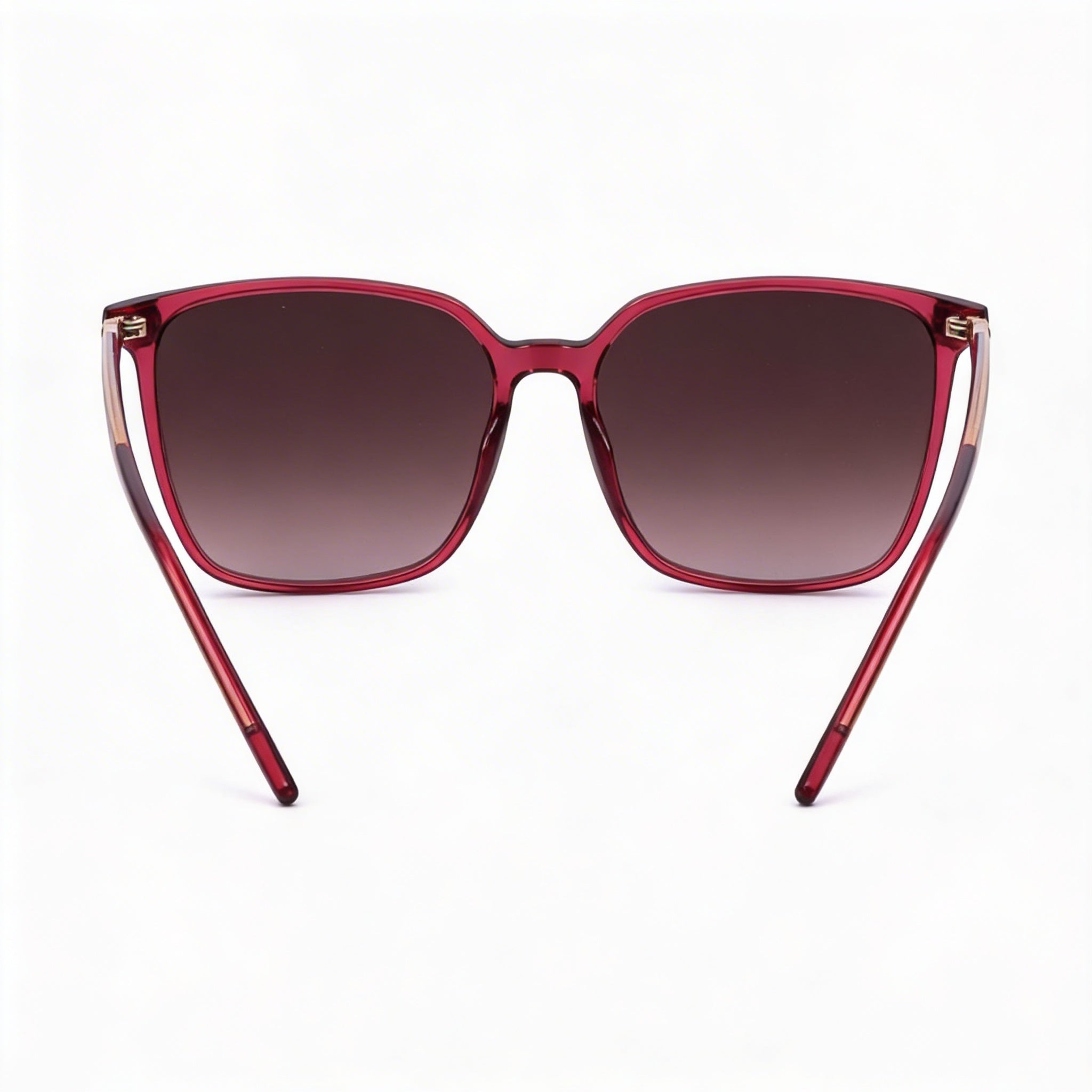 Hugo Boss Modern Lightweight Light Acetate Burgundy UV Protection Sunglasses for Women 57-16-140mm, Photo 4
