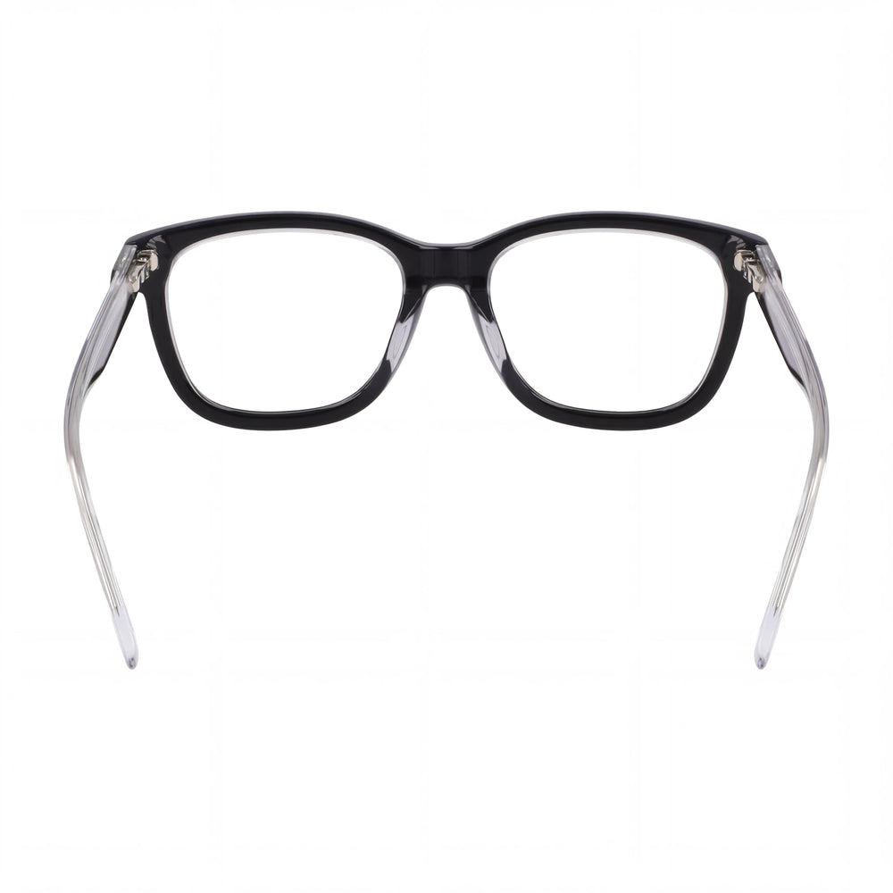 CONVERSE Casual Women's Black Crystal Laminate Frame Transparent Plastic Lens Ophthalmic Eyeglasses 52mm